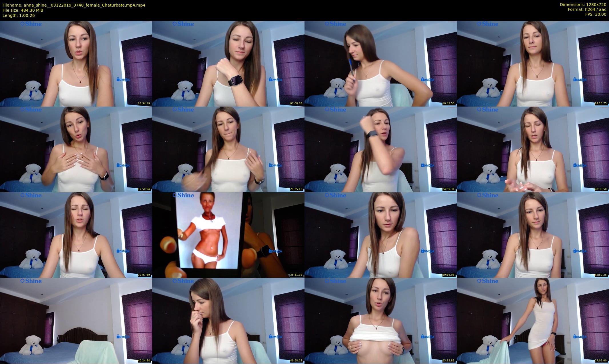 anna_shine_ — 61 minute Chaturbate female cam show recording, 720p, Dec 3, 2019
