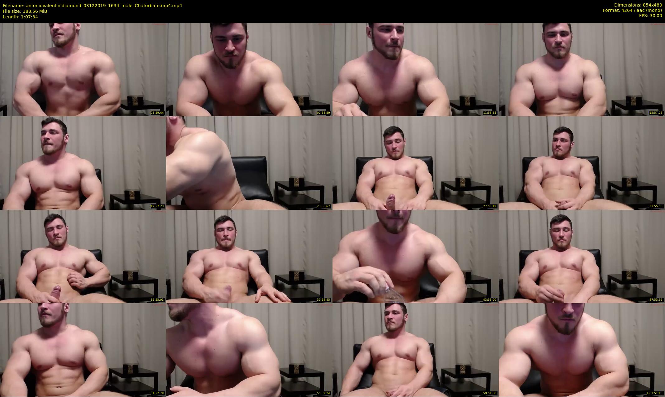antoniovalentinidiamond — 68 minute Chaturbate male cam show recording, 480p, Dec 3, 2019