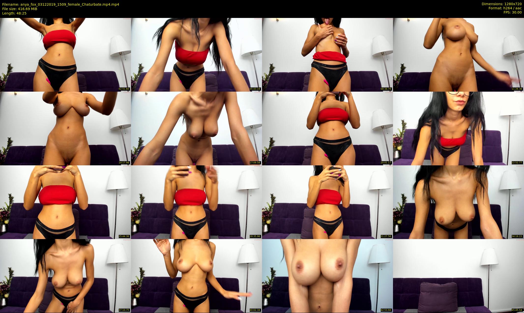 anya_fox — 49 minute Chaturbate female cam show recording, 720p, Dec 3, 2019
