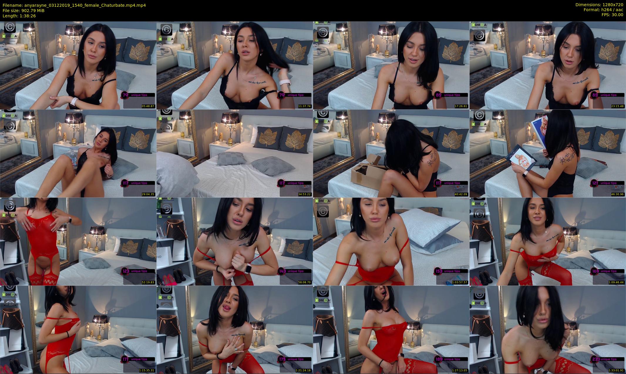 anyarayne — 99 minute Chaturbate female cam show recording, 720p, Dec 3, 2019