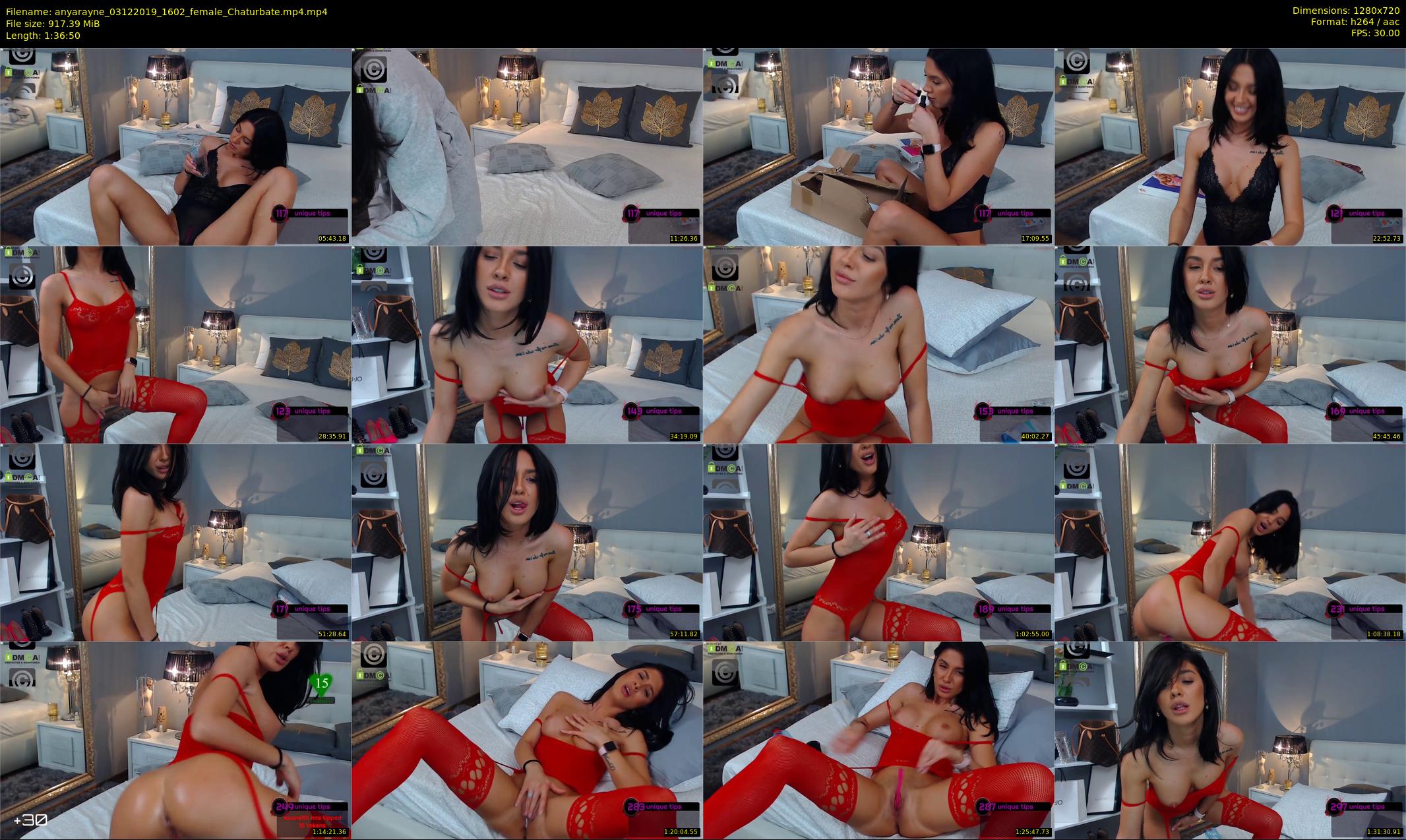anyarayne — 97 minute Chaturbate female cam show recording, 720p, Dec 3, 2019