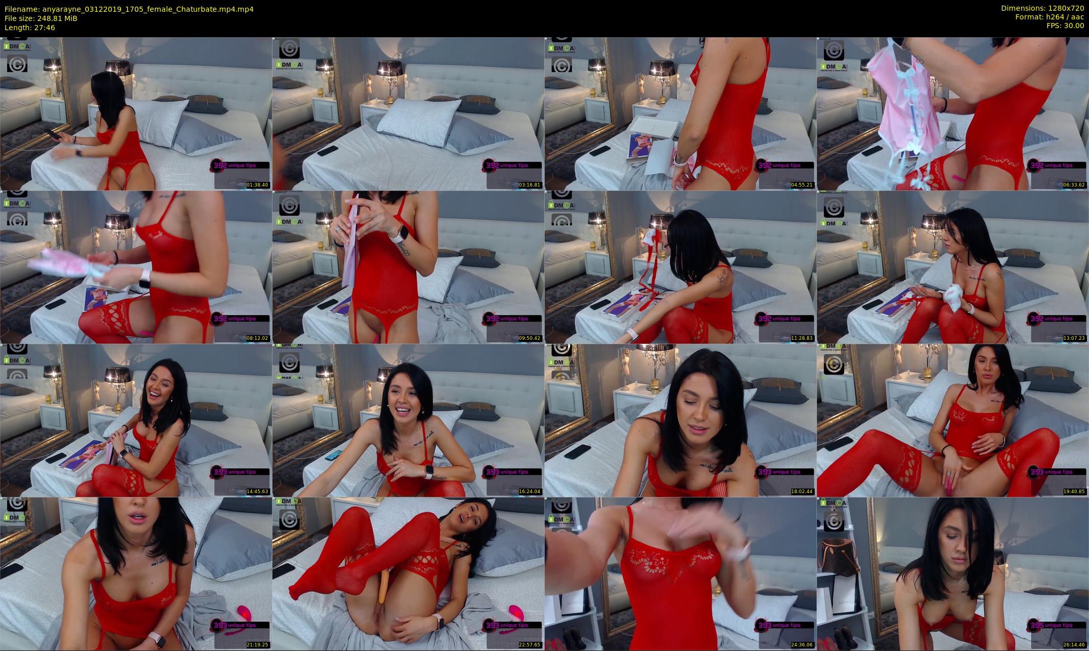 anyarayne — 28 minute Chaturbate female cam show recording, 720p, Dec 3, 2019