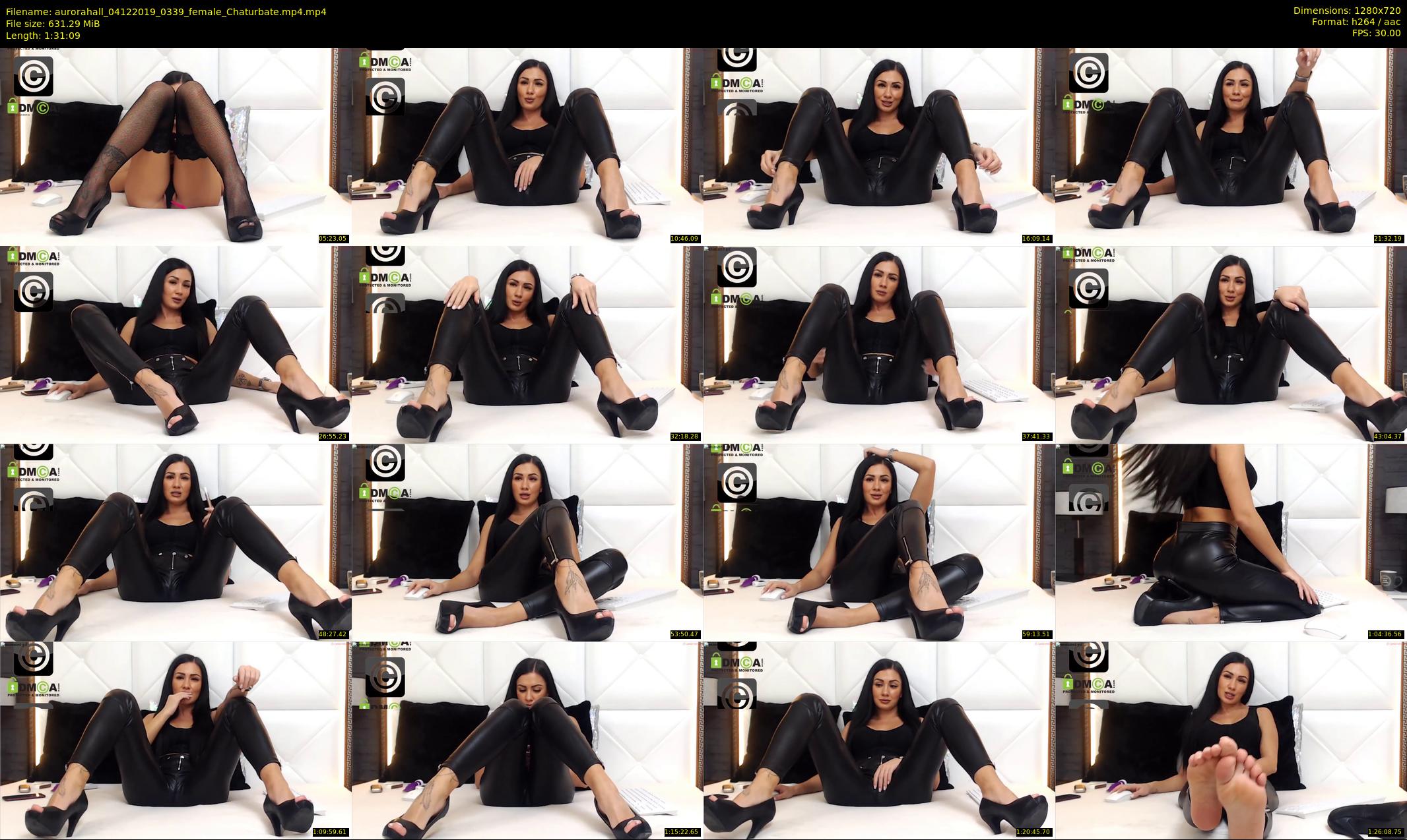 aurorahall — 92 minute Chaturbate female cam show recording, 720p, Dec 4, 2019