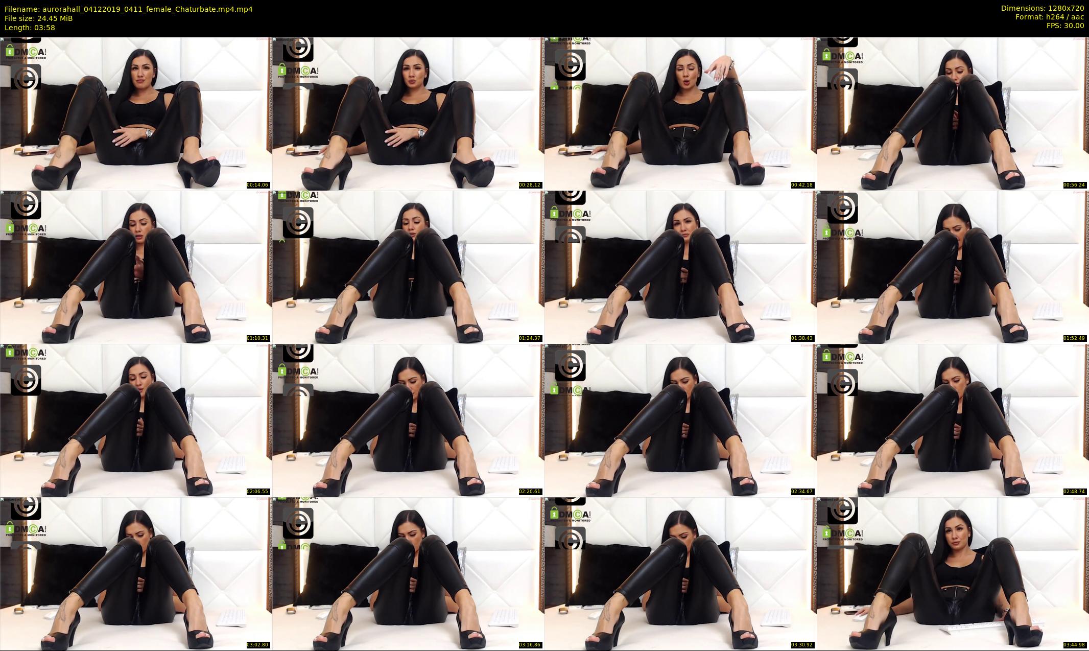 aurorahall — 4 minute Chaturbate female cam show recording, 720p, Dec 4, 2019