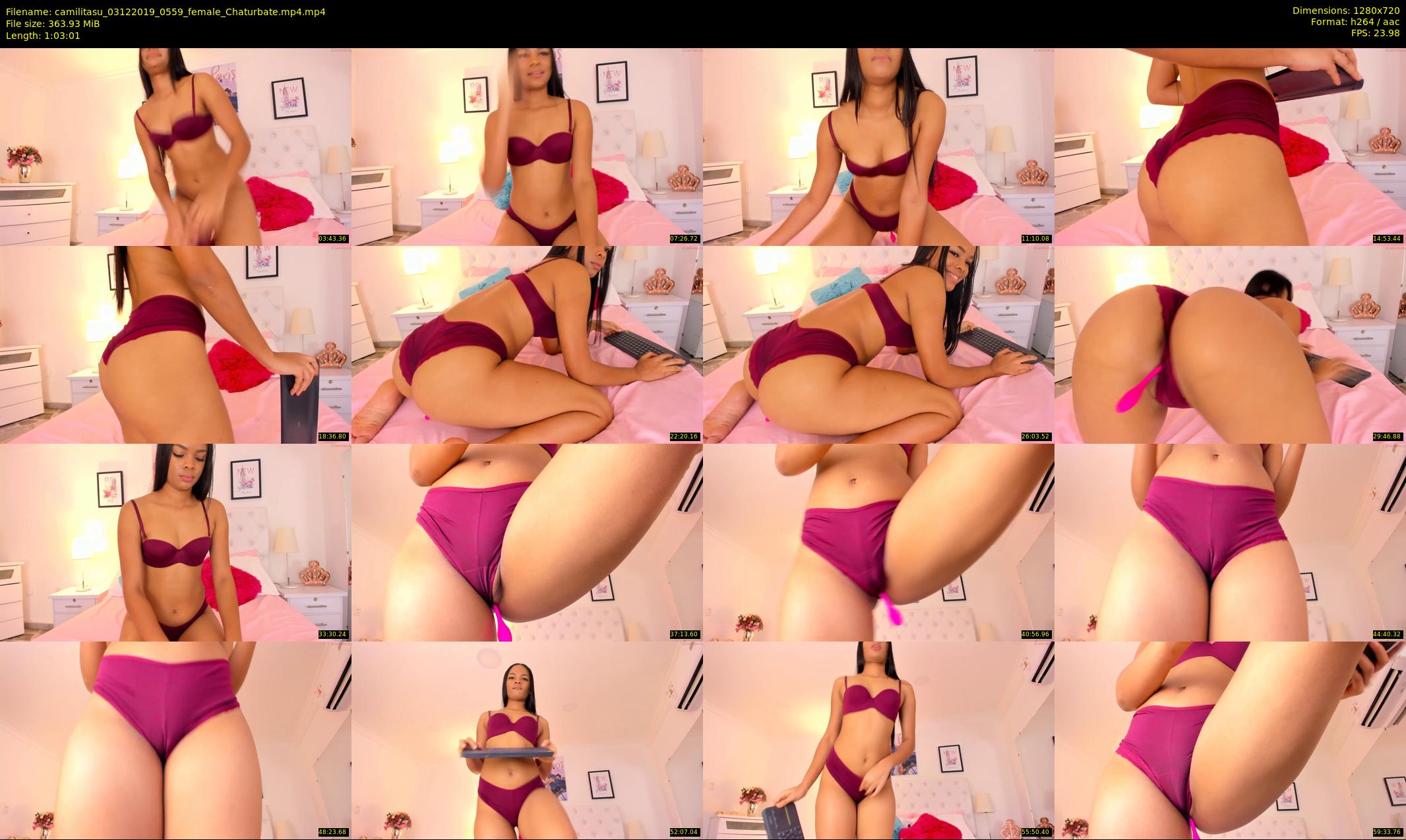 camilitasu — 64 minute Chaturbate female cam show recording, 720p, Dec 3, 2019