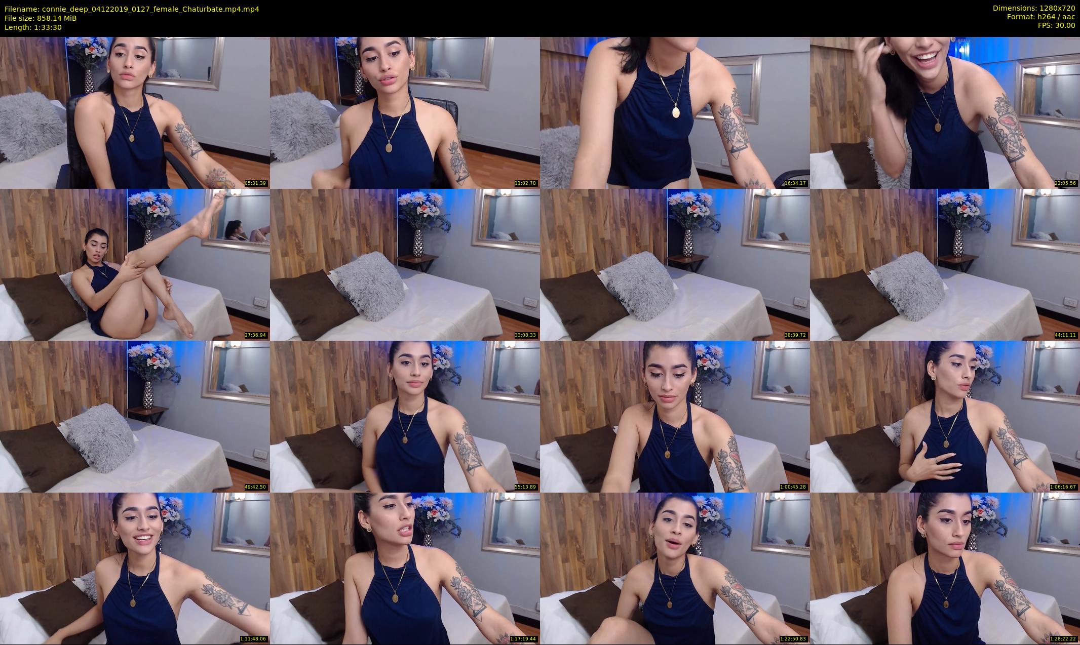 connie_deep — 94 minute Chaturbate female cam show recording, 720p, Dec 4, 2019