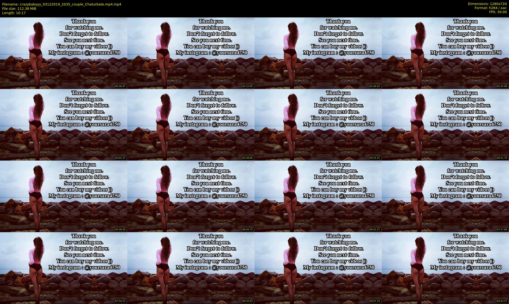 crazybabyyy — 11 minute Chaturbate couple cam show recording, 720p, Dec 3, 2019