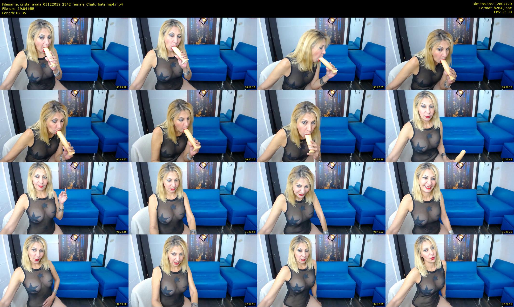 cristal_ayala — 3 minute Chaturbate female cam show recording, 720p, Dec 3, 2019