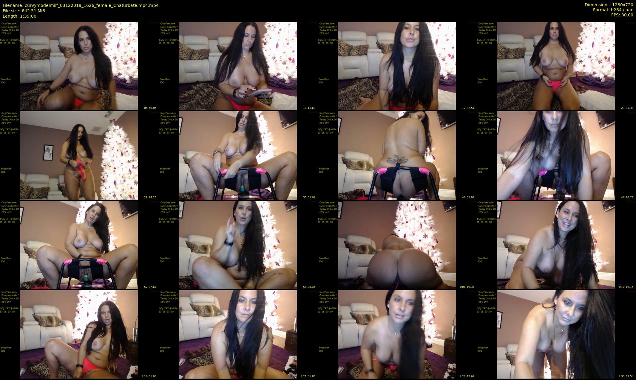 curvymodelmilf — 99 minute Chaturbate female cam show recording, 720p, Dec 3, 2019