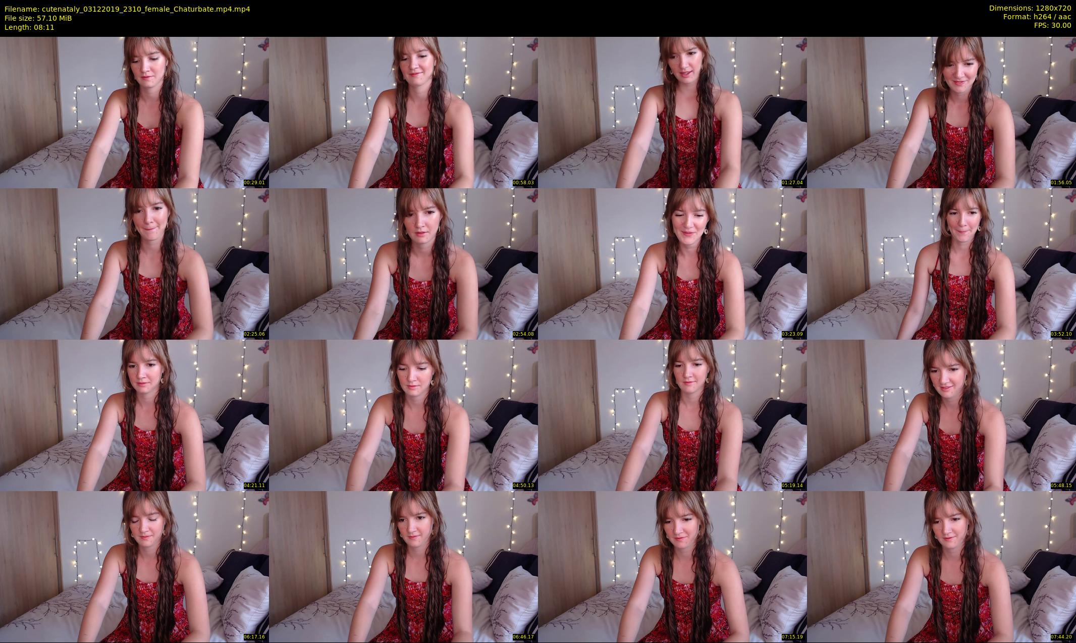 cutenataly — 9 minute Chaturbate female cam show recording, 720p, Dec 3, 2019