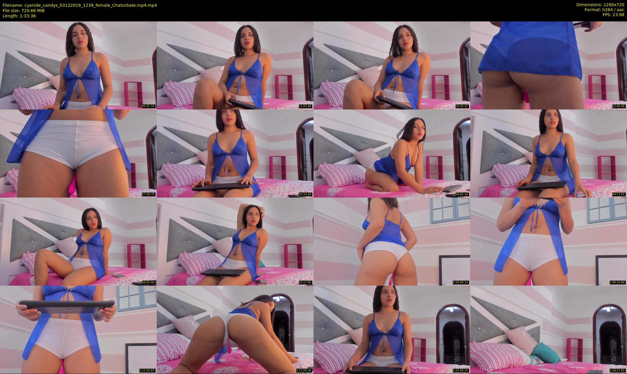 cyanide_candys — 94 minute Chaturbate female cam show recording, 720p, Dec 3, 2019