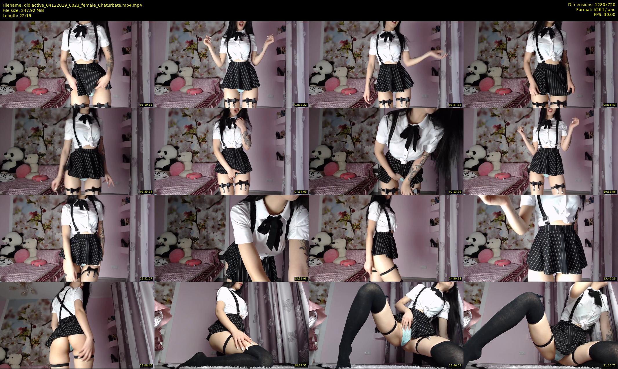 didiactive — 23 minute Chaturbate female cam show recording, 720p, Dec 4, 2019