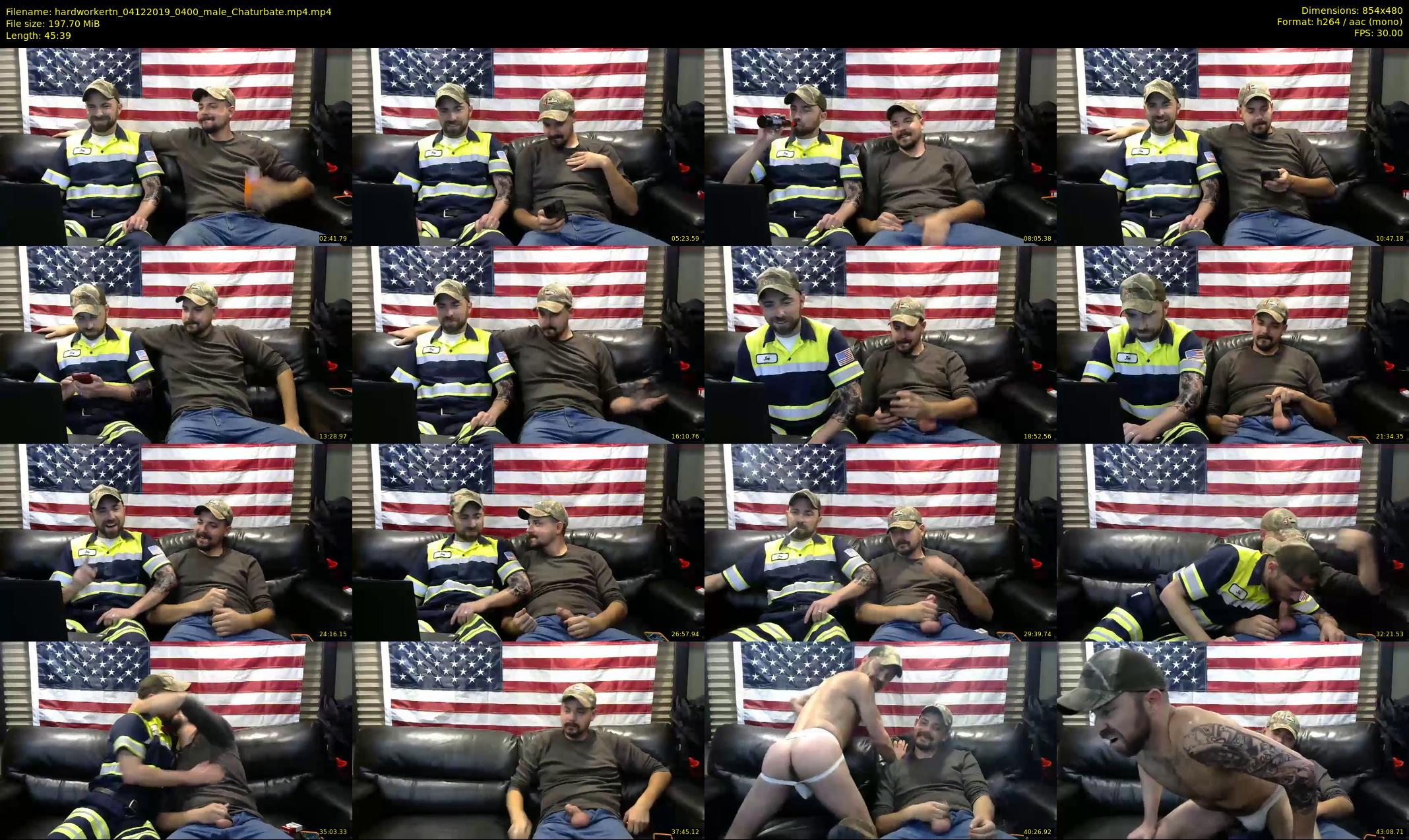 hardworkertn — 46 minute Chaturbate male cam show recording, 480p, Dec 4, 2019