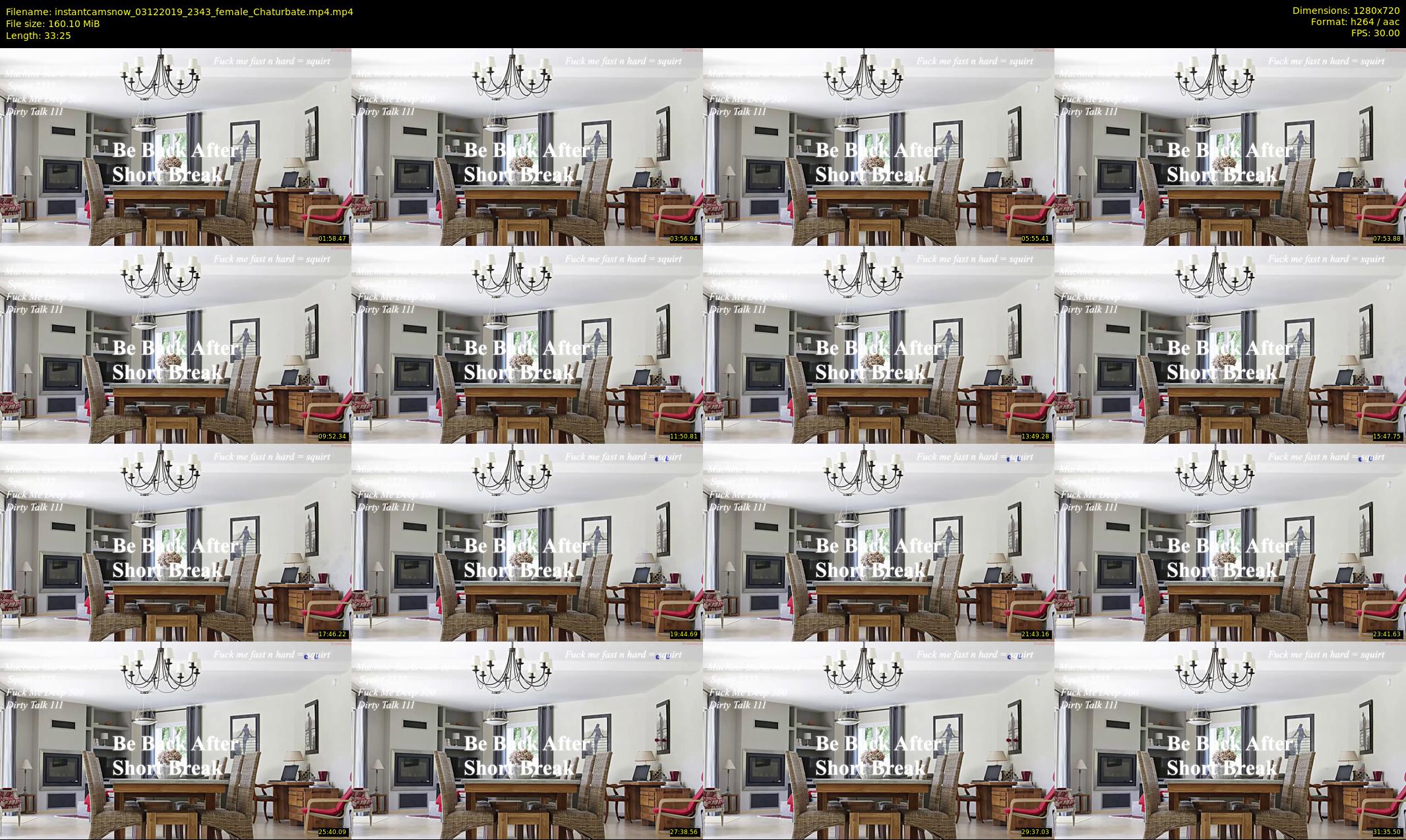 instantcamsnow — 34 minute Chaturbate couple cam show recording, 720p, Dec 3, 2019