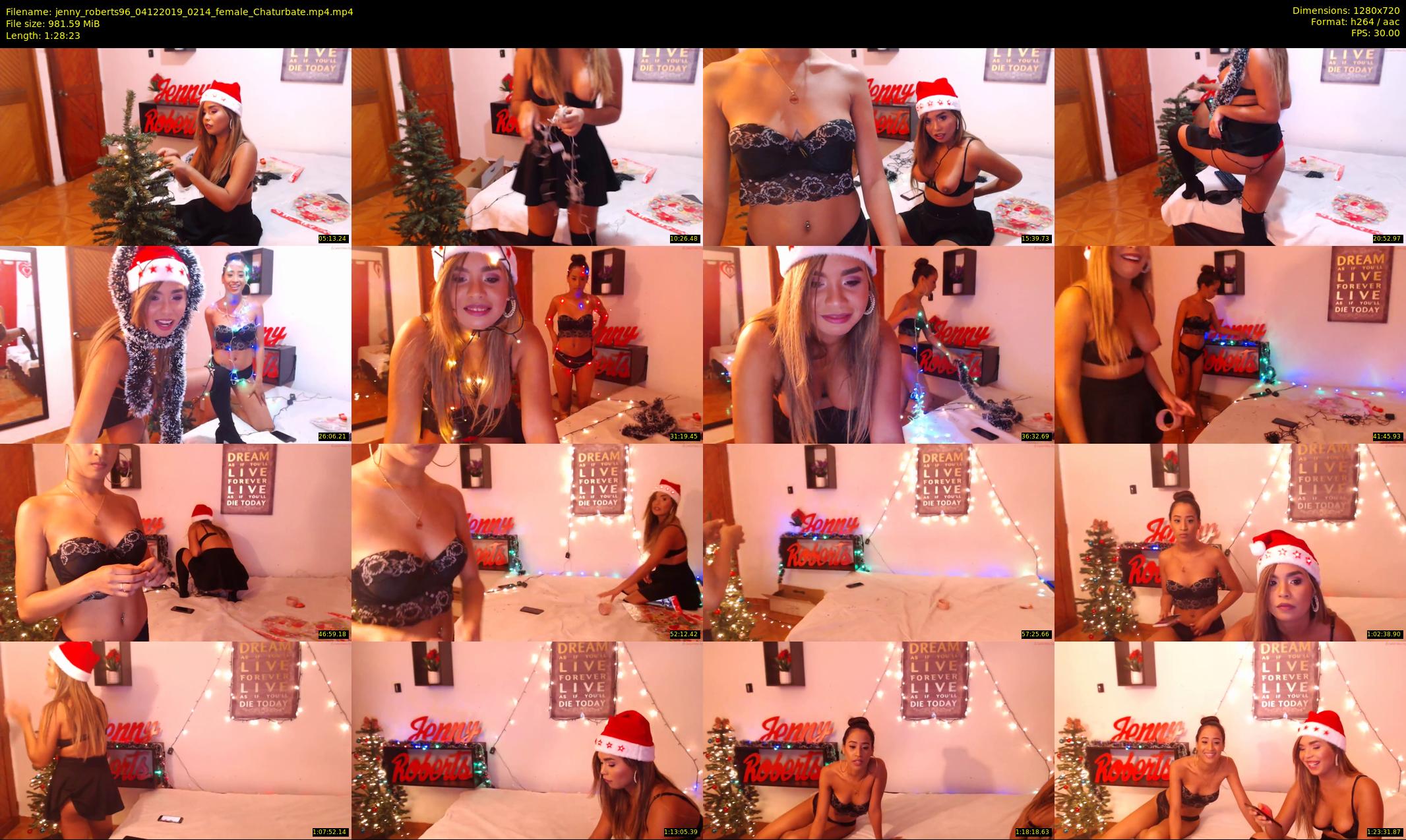 jenny_roberts96 — 89 minute Chaturbate female cam show recording, 720p, Dec 4, 2019