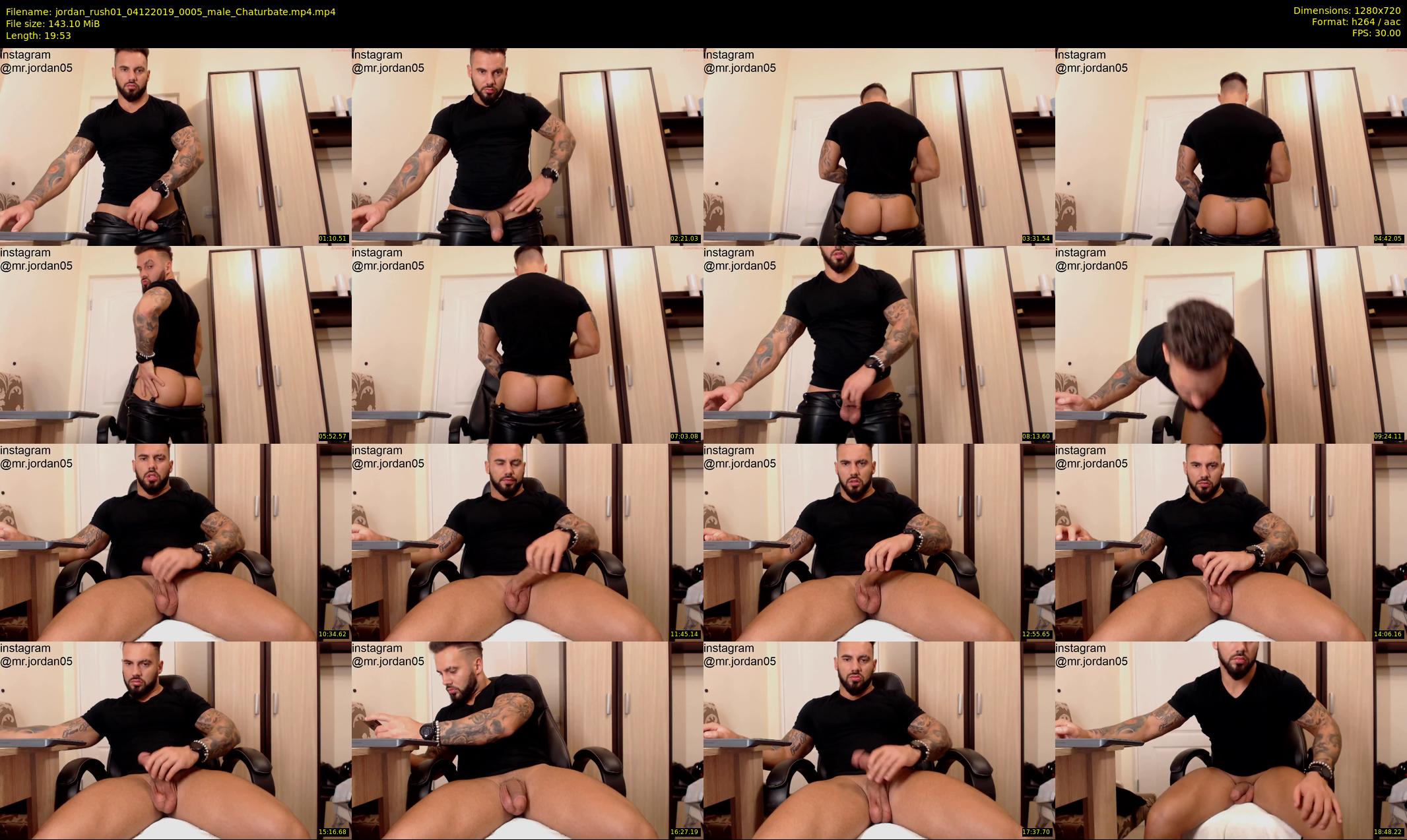 jordan_rush01 — 20 minute Chaturbate male cam show recording, 720p, Dec 4, 2019