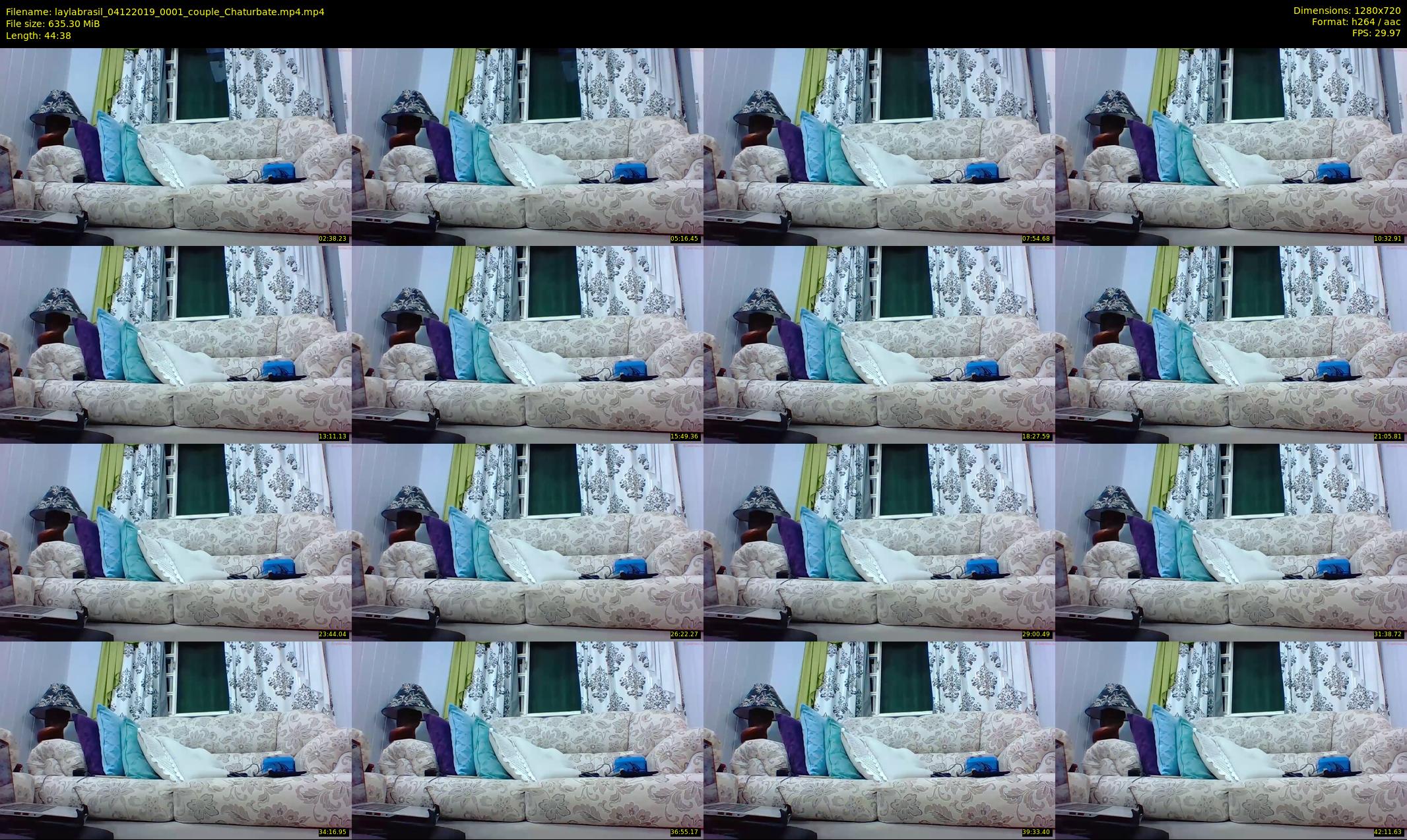 laylabrasil — 45 minute Chaturbate female cam show recording, 720p, Dec 4, 2019