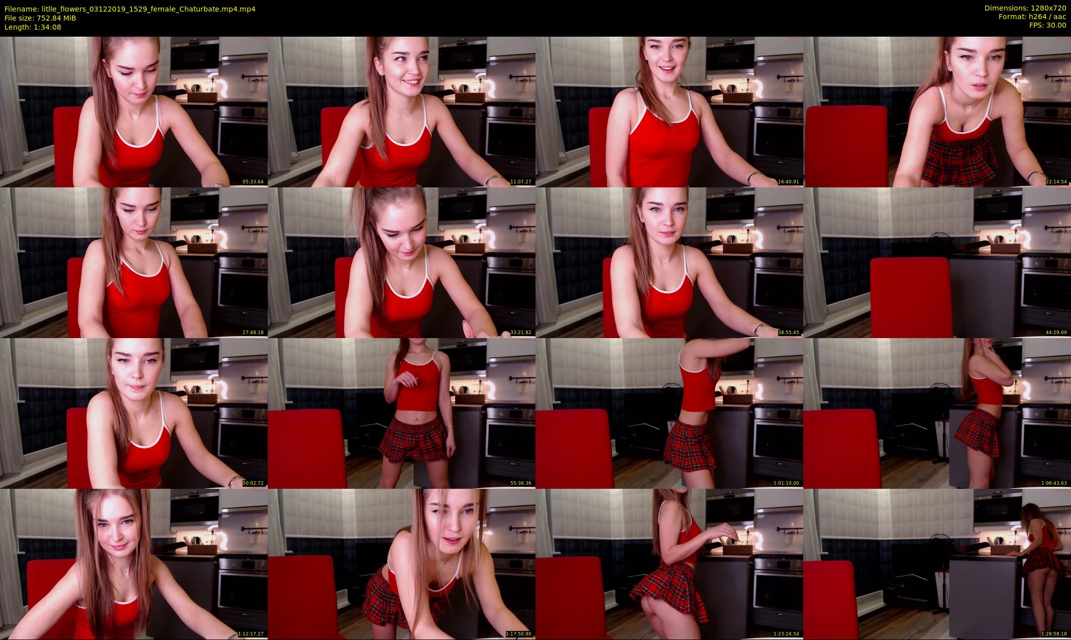 litlle_flowers — 95 minute Chaturbate female cam show recording, 720p, Dec 3, 2019