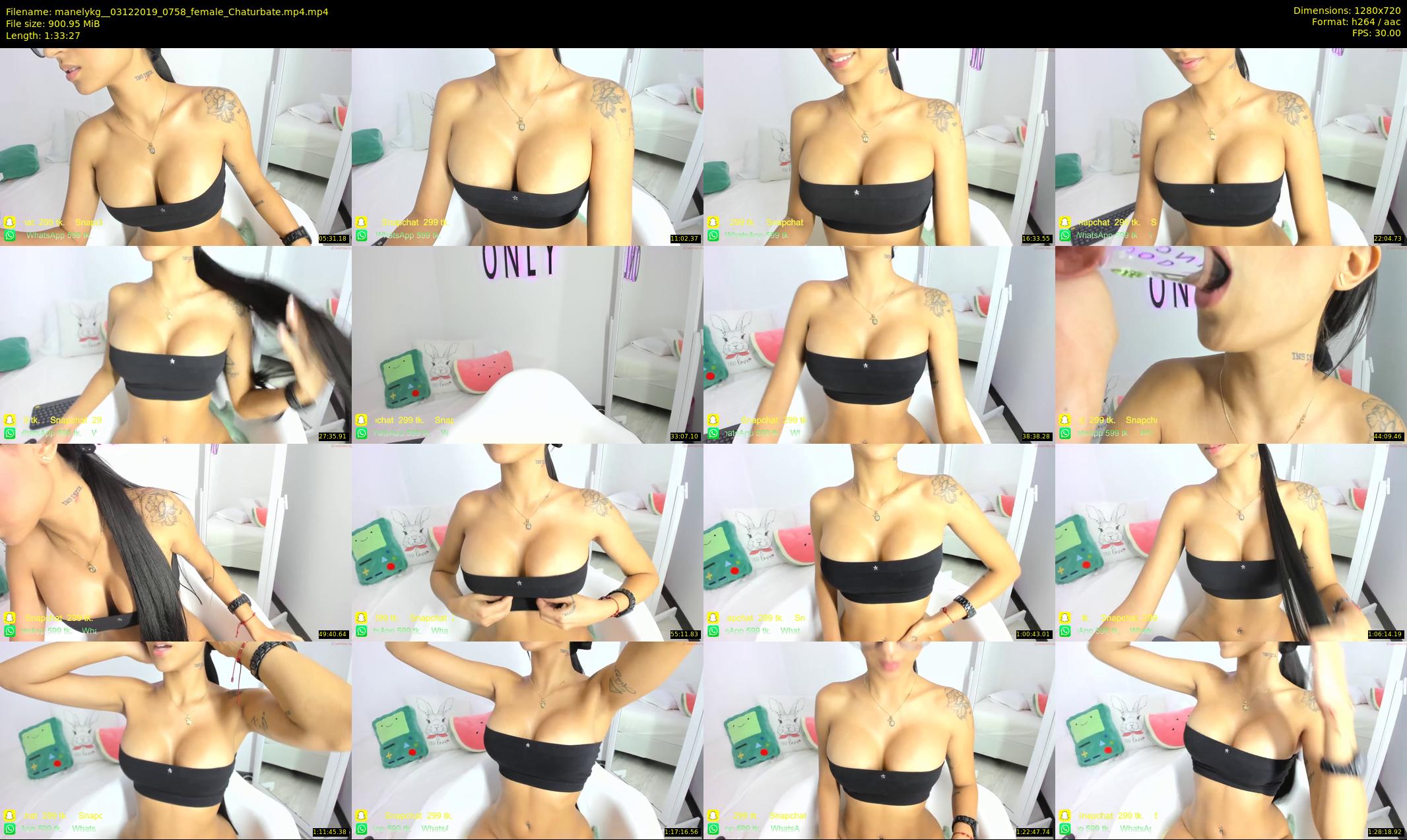 manelykg_ — 94 minute Chaturbate female cam show recording, 720p, Dec 3, 2019