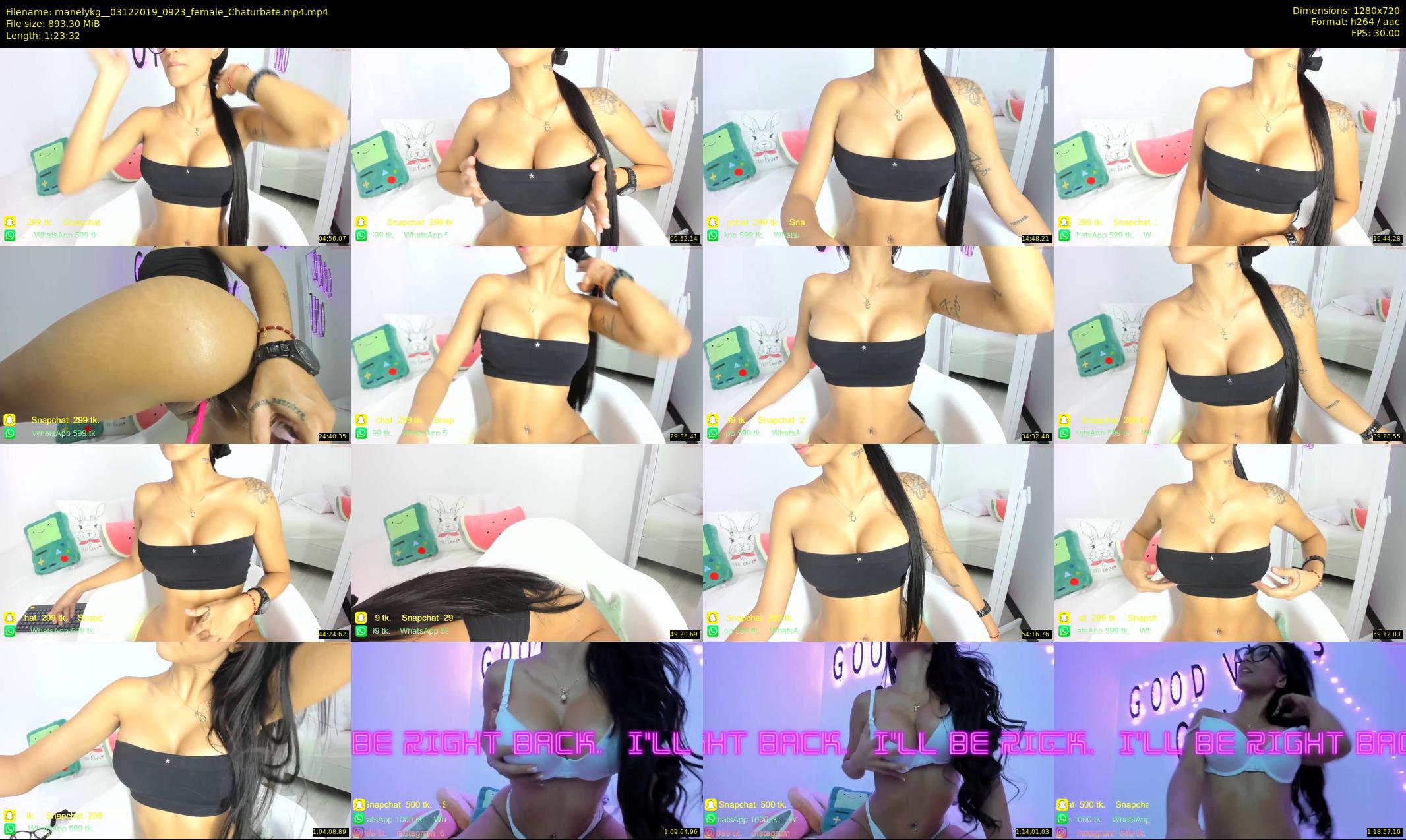 manelykg_ — 84 minute Chaturbate female cam show recording, 720p, Dec 3, 2019