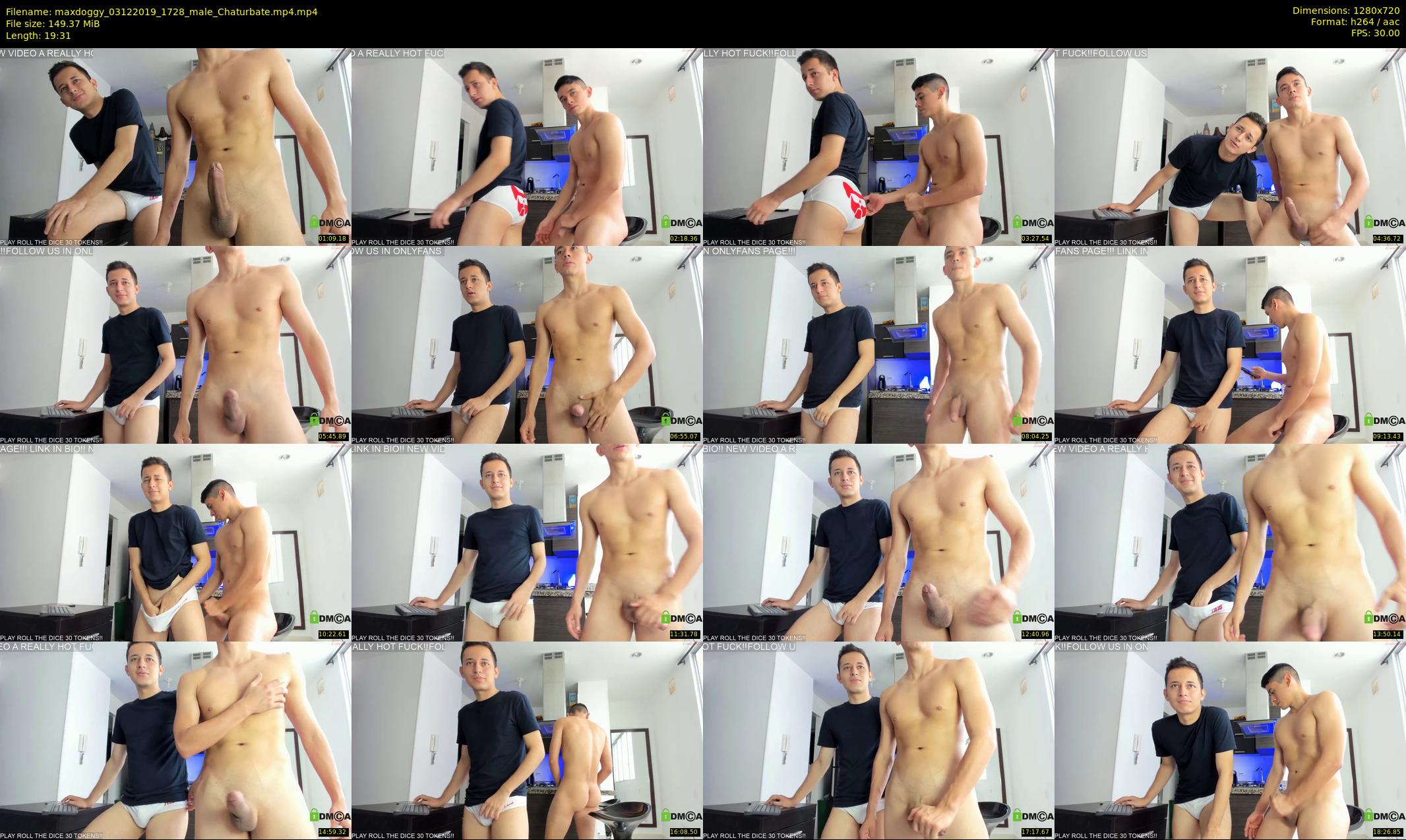 maxdoggy — 20 minute Chaturbate male cam show recording, 720p, Dec 3, 2019
