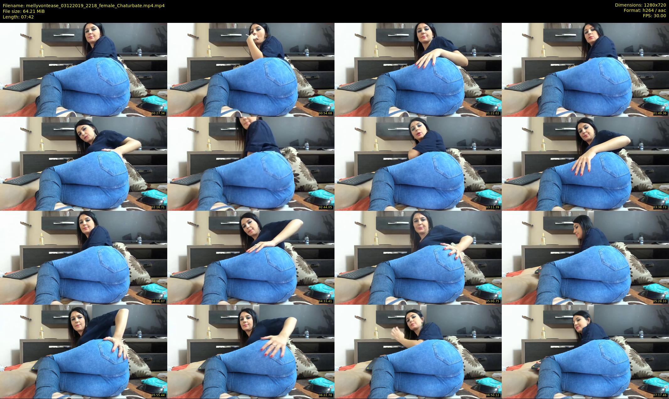 mellyvontease — 8 minute Chaturbate female cam show recording, 720p, Dec 3, 2019