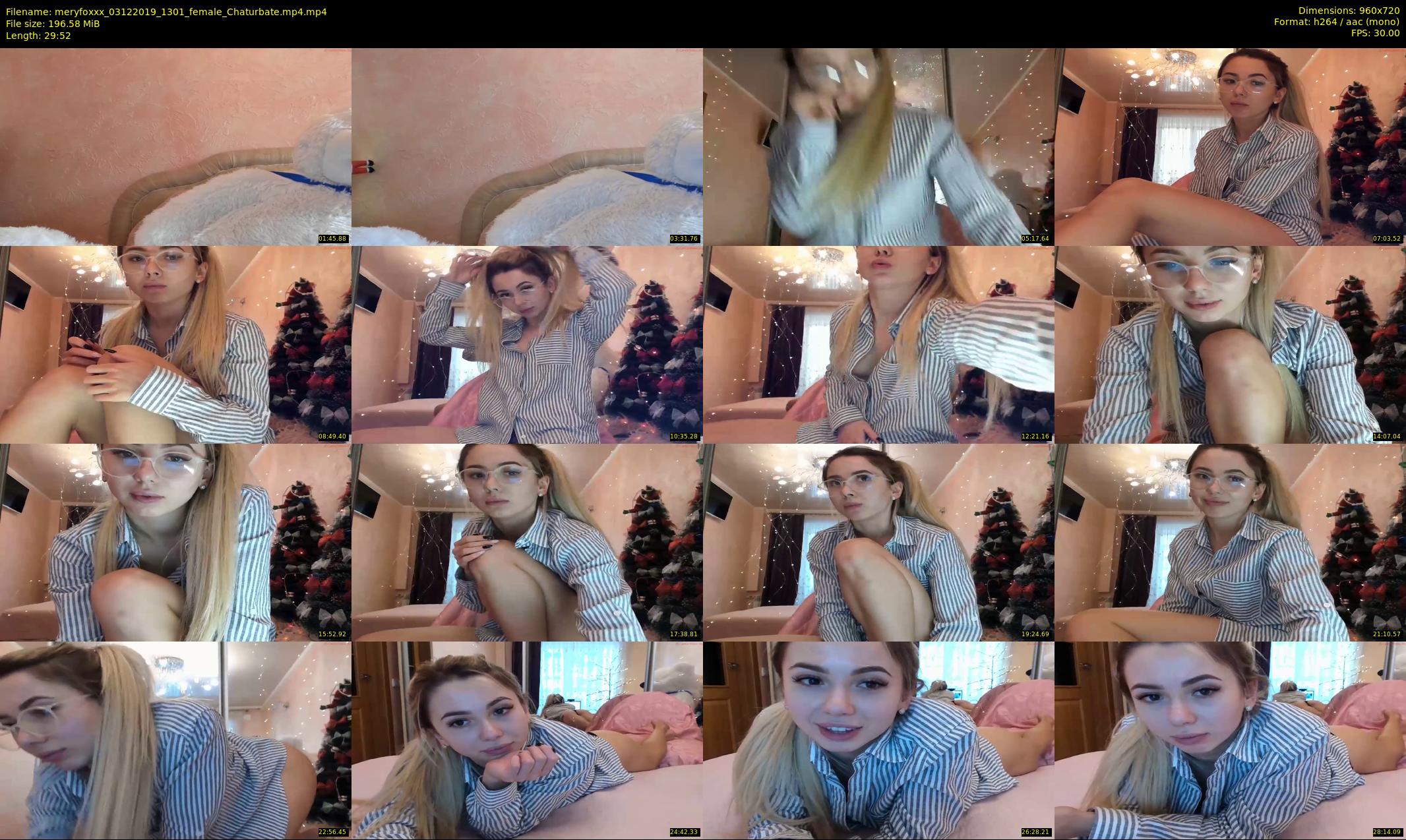 meryfoxxx — 30 minute Chaturbate female cam show recording, 720p, Dec 3, 2019