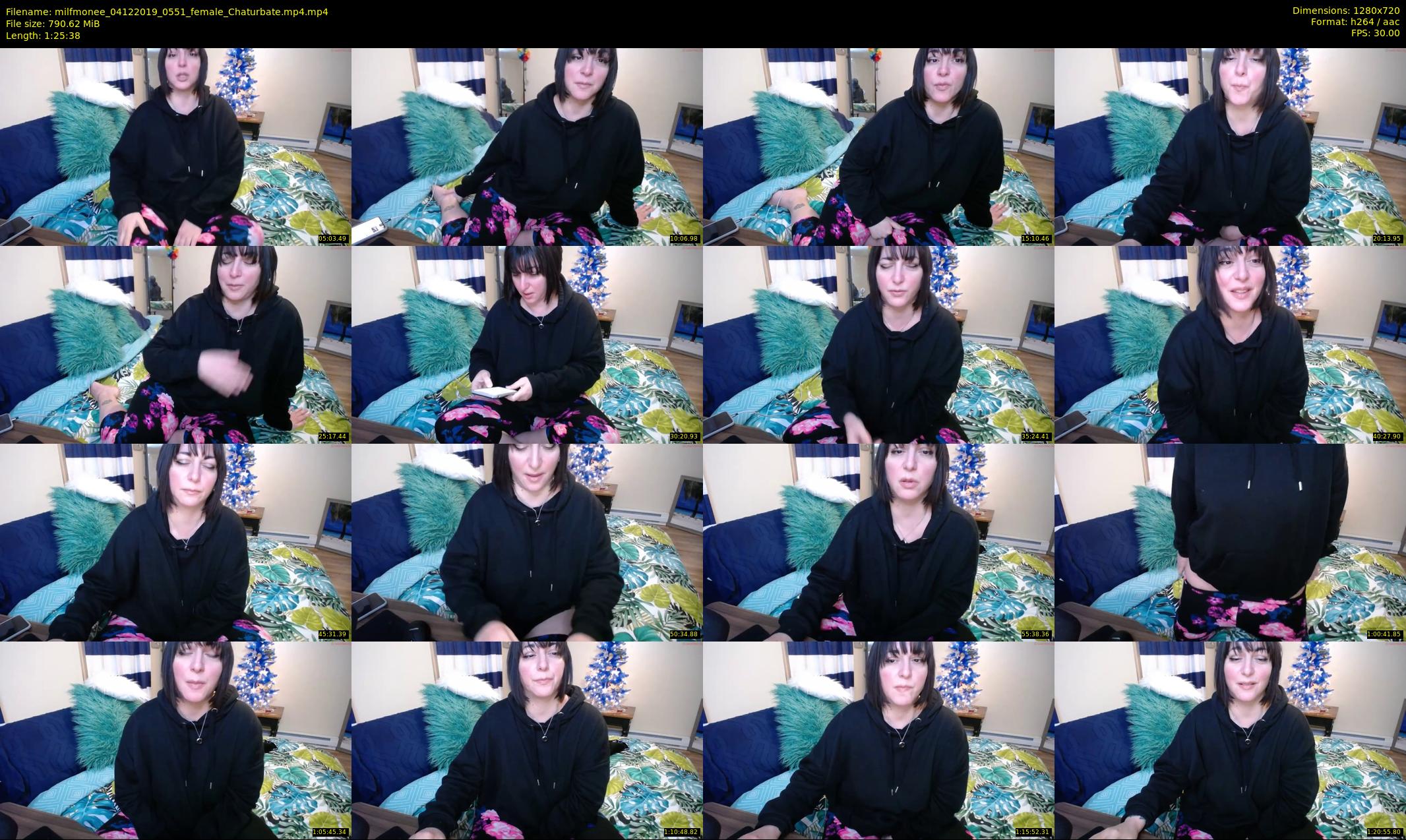 milfmonee — 86 minute Chaturbate female cam show recording, 720p, Dec 4, 2019