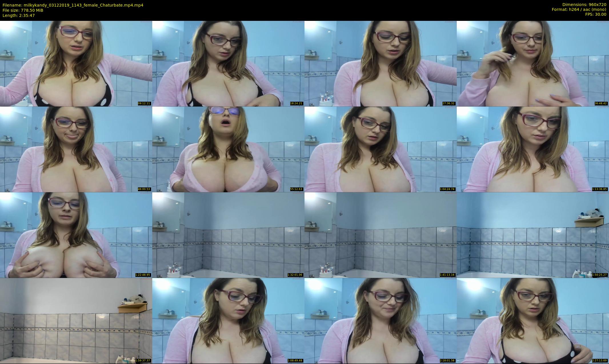 milkykandy — 156 minute Chaturbate female cam show recording, 720p, Dec 3, 2019