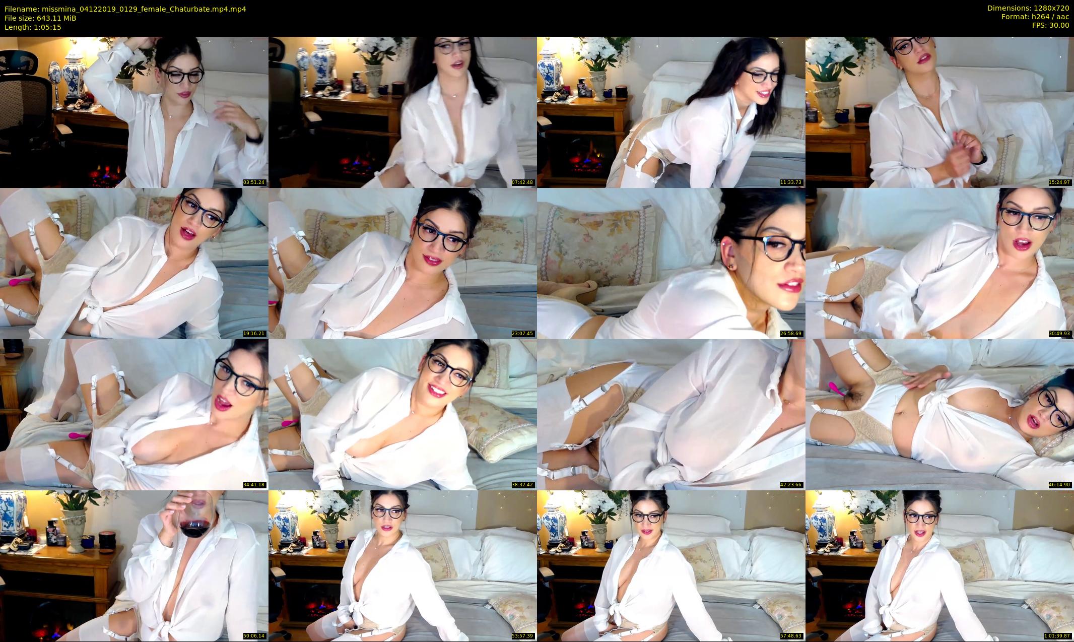 missmina — 66 minute Chaturbate female cam show recording, 720p, Dec 4, 2019
