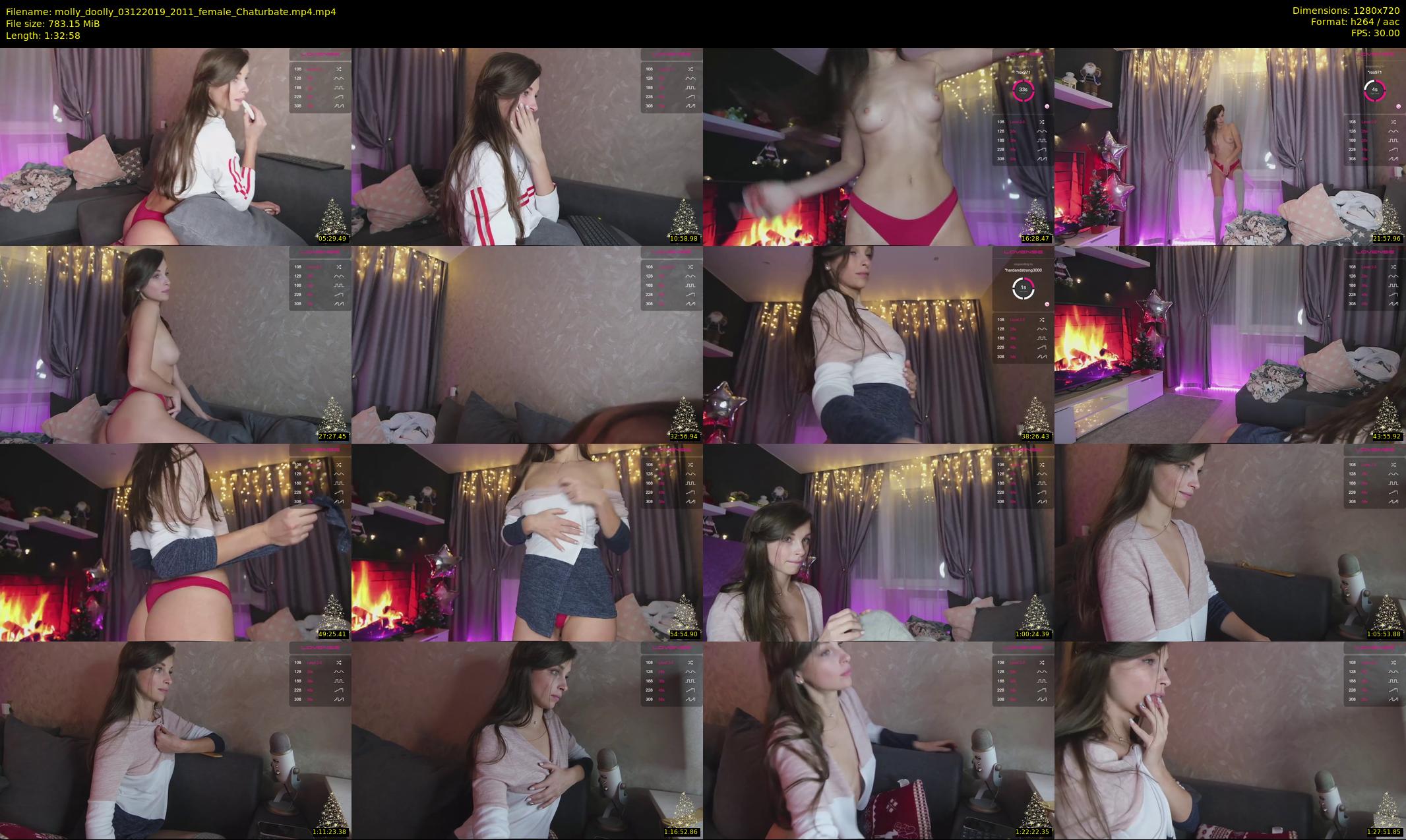 molly_doolly — 93 minute Chaturbate female cam show recording, 720p, Dec 3, 2019