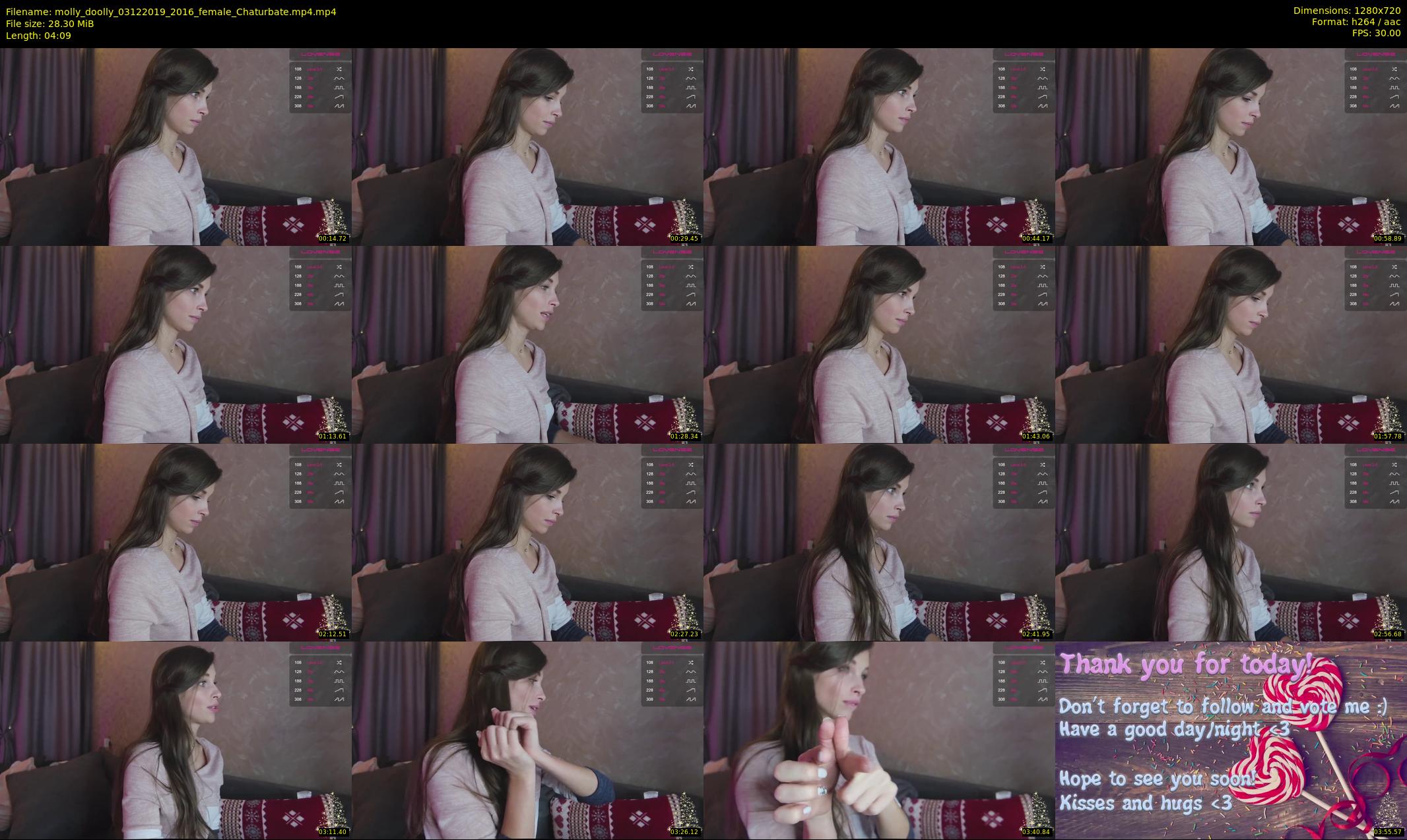 molly_doolly — 5 minute Chaturbate female cam show recording, 720p, Dec 3, 2019