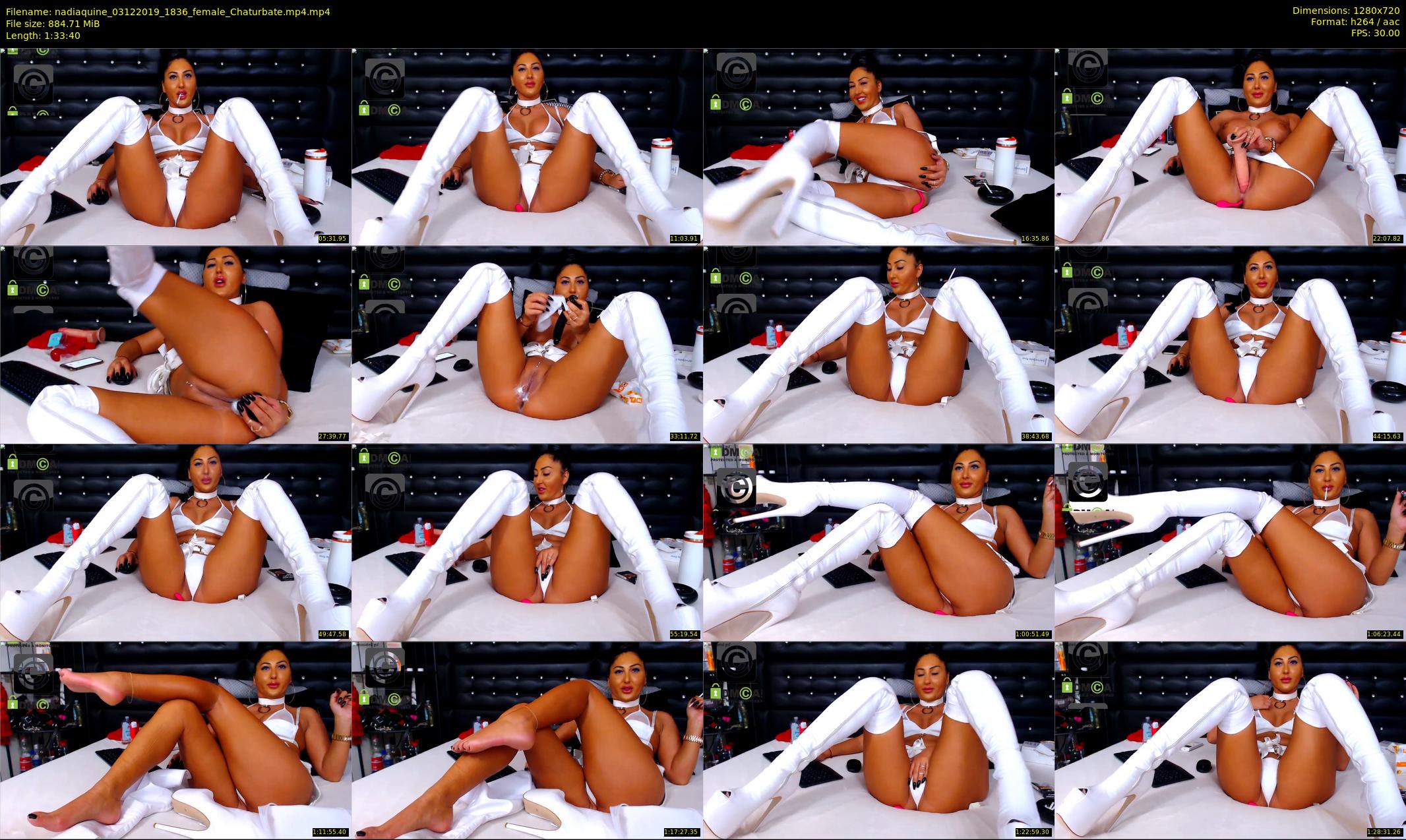 nadiaquine — 94 minute Chaturbate female cam show recording, 720p, Dec 3, 2019