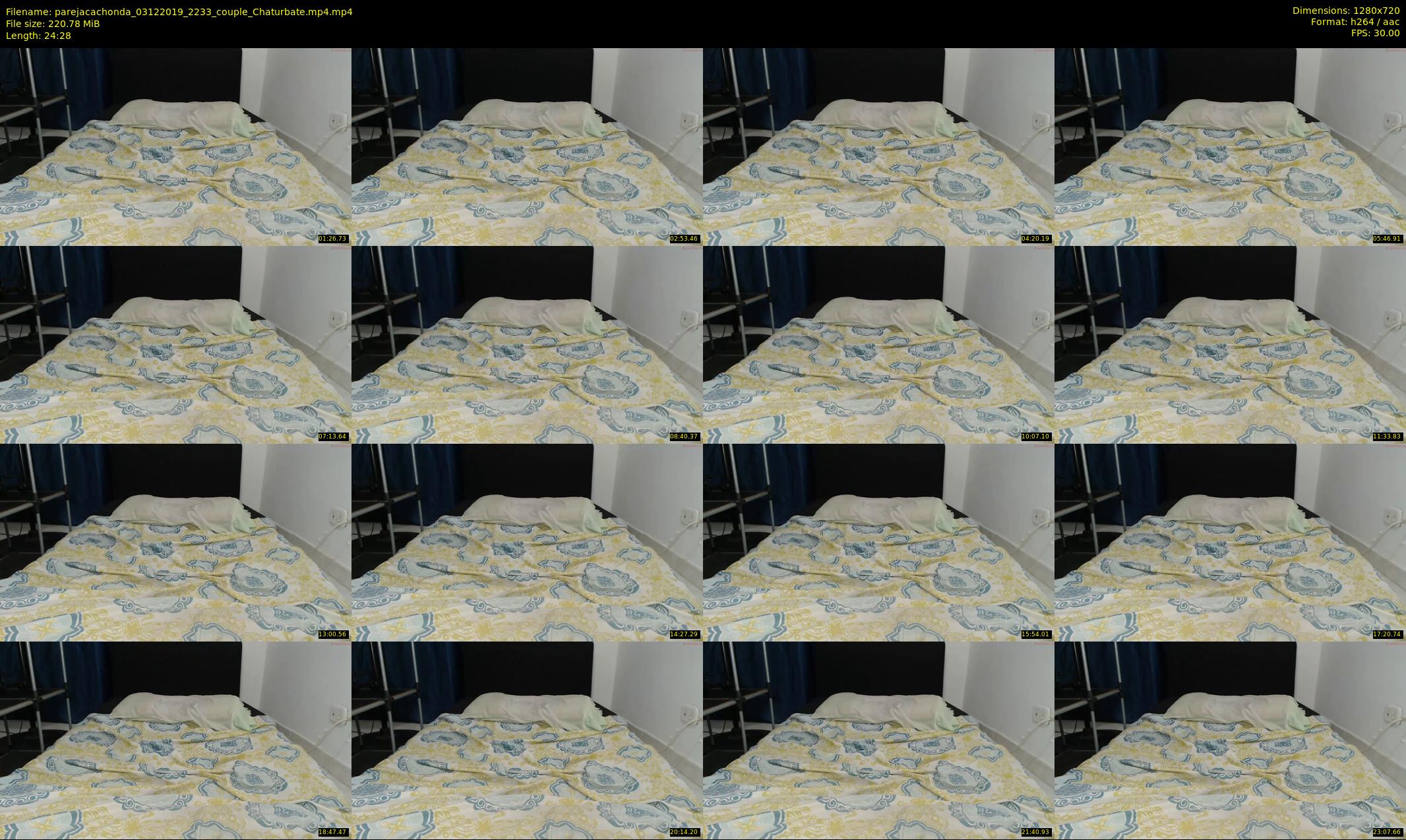 parejacachonda — 25 minute Chaturbate couple cam show recording, 720p, Dec 3, 2019