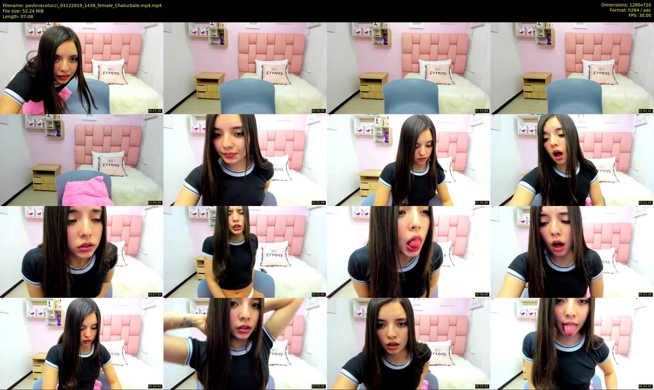 pavlovacolucci — 8 minute Chaturbate female cam show recording, 720p, Dec 3, 2019