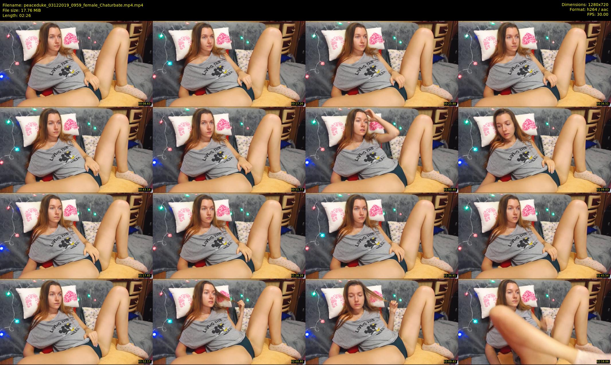 peaceduke — 3 minute Chaturbate female cam show recording, 720p, Dec 3, 2019