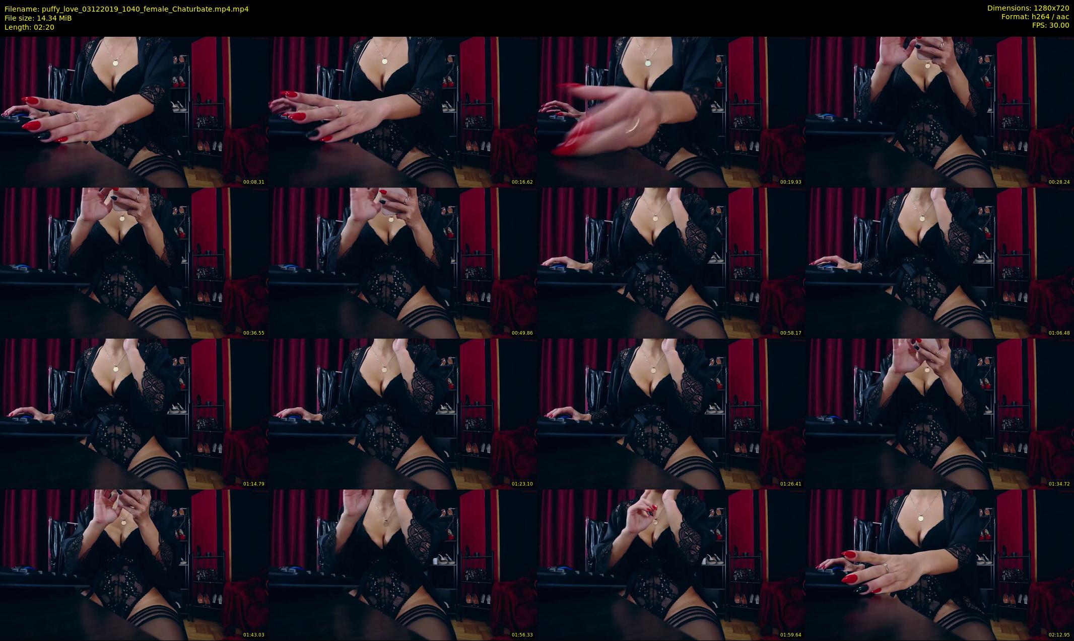 puffy_love — 3 minute Chaturbate female cam show recording, 720p, Dec 3, 2019