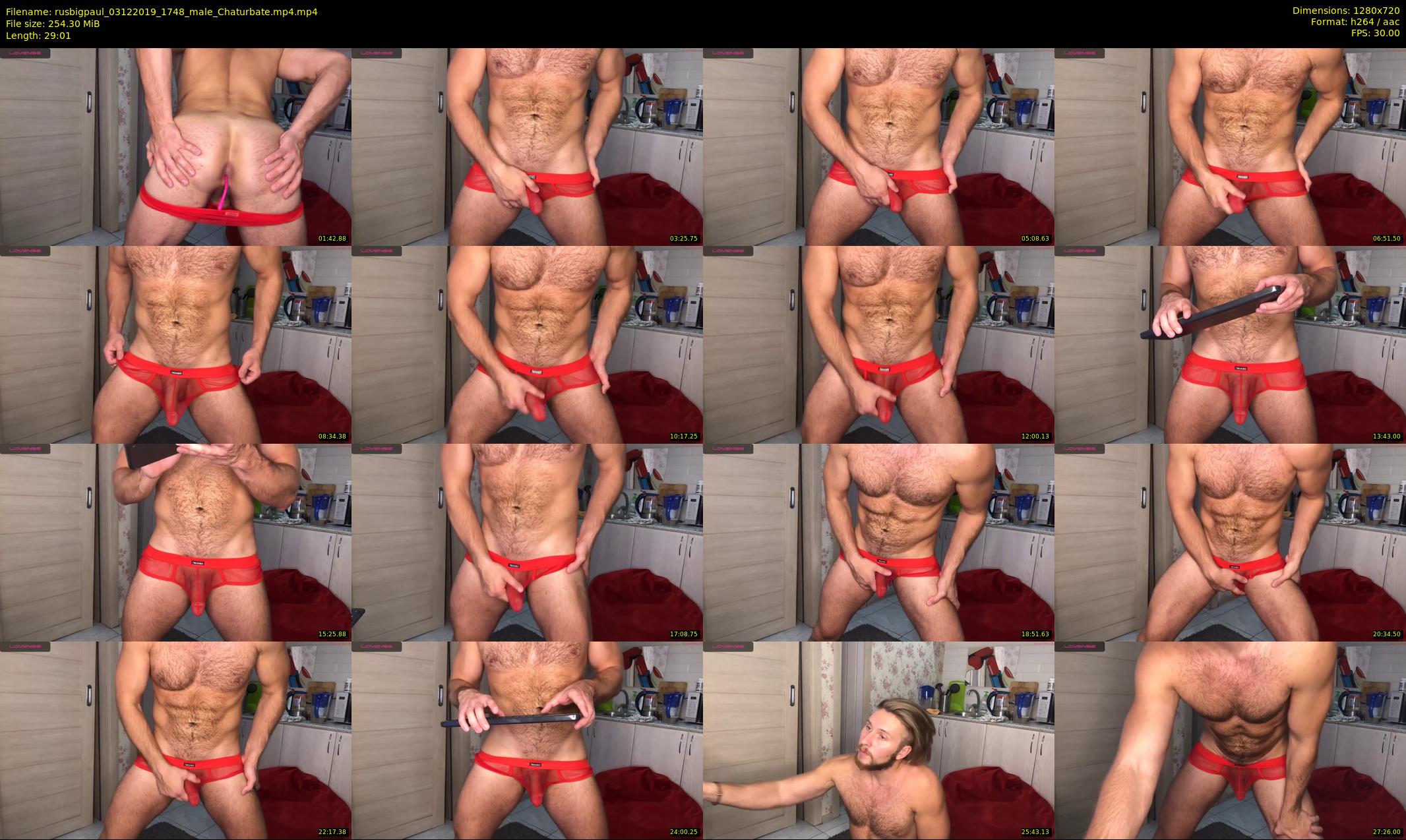 rusbigpaul — 30 minute Chaturbate male cam show recording, 720p, Dec 3, 2019