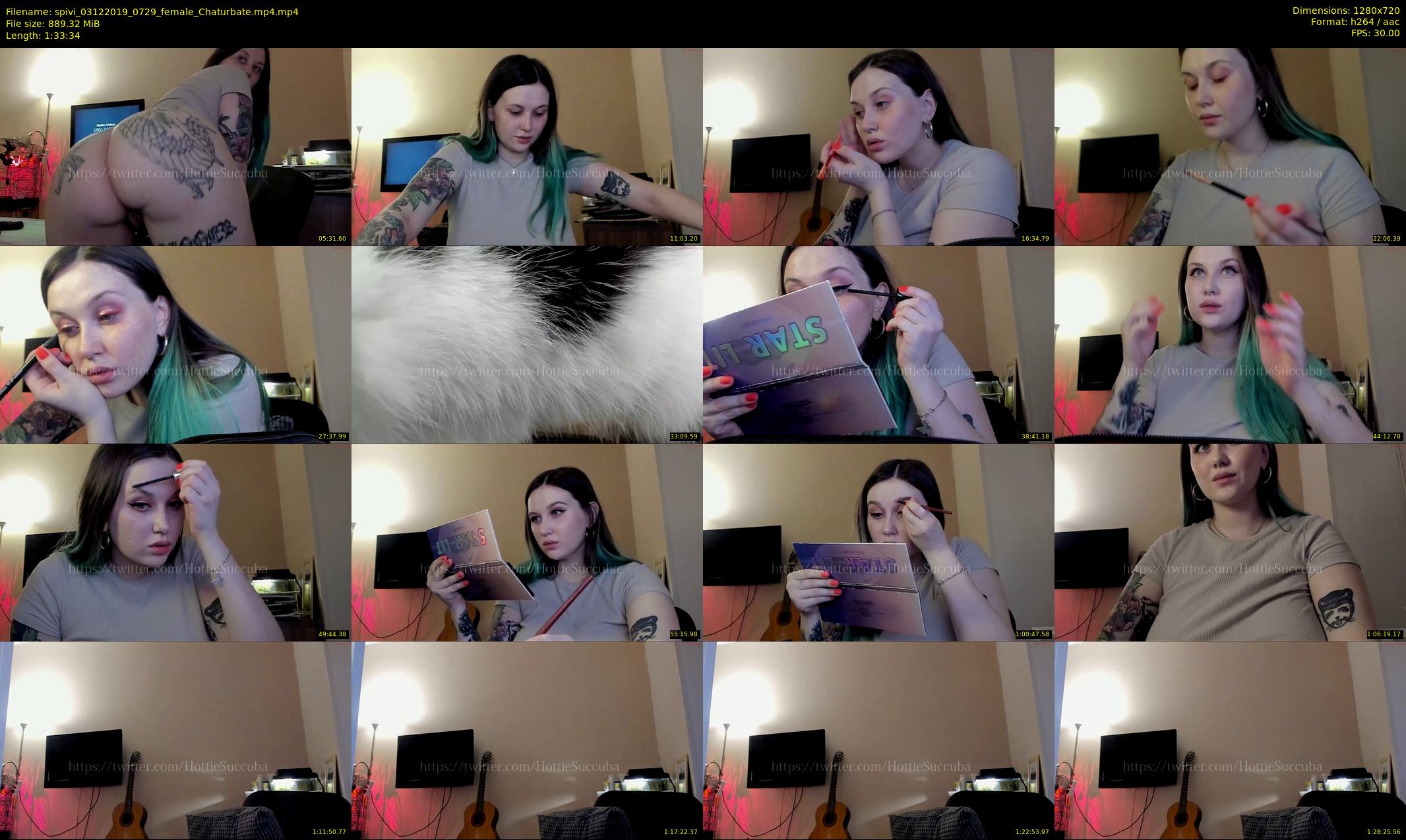 spivi — 94 minute Chaturbate female cam show recording, 720p, Dec 3, 2019