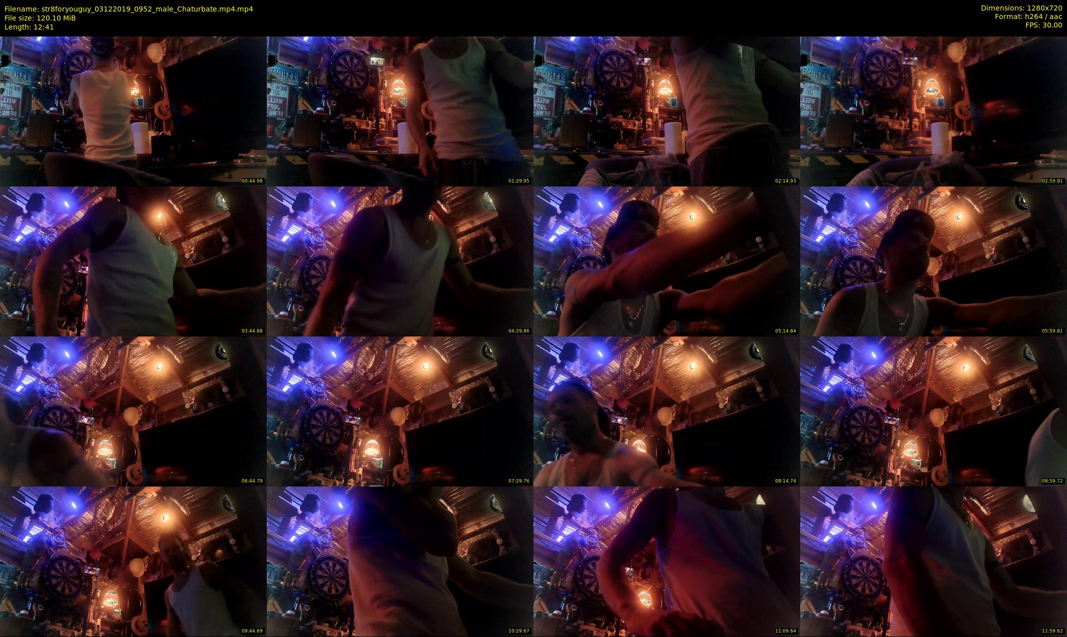 str8foryouguy — 13 minute Chaturbate male cam show recording, 720p, Dec 3, 2019