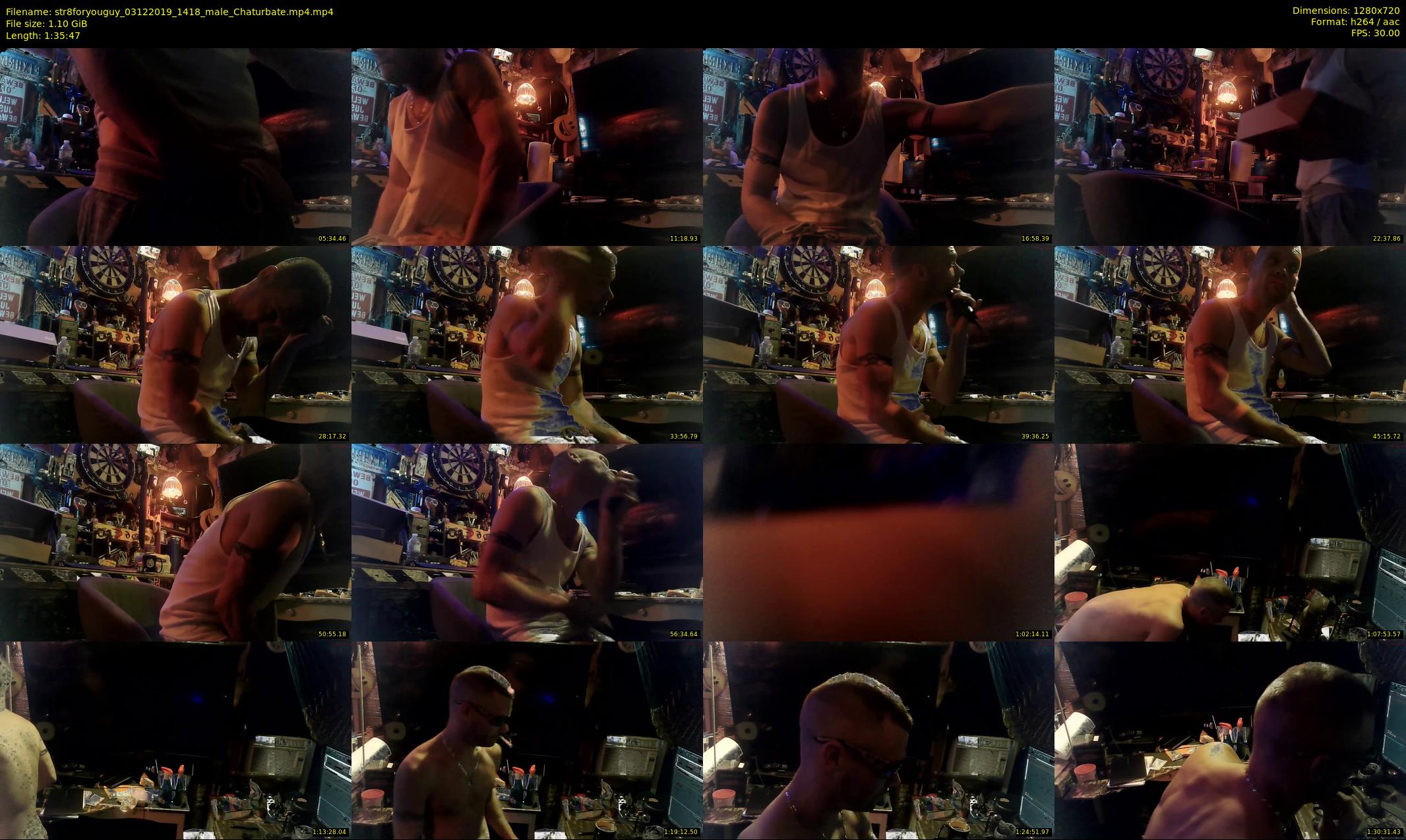 str8foryouguy — 96 minute Chaturbate male cam show recording, 720p, Dec 3, 2019