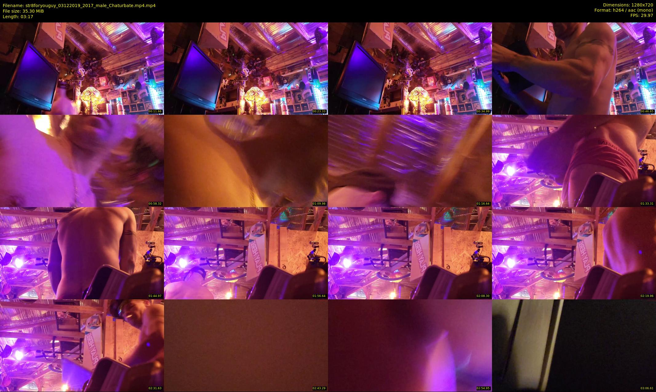 str8foryouguy — 4 minute Chaturbate male cam show recording, 720p, Dec 3, 2019