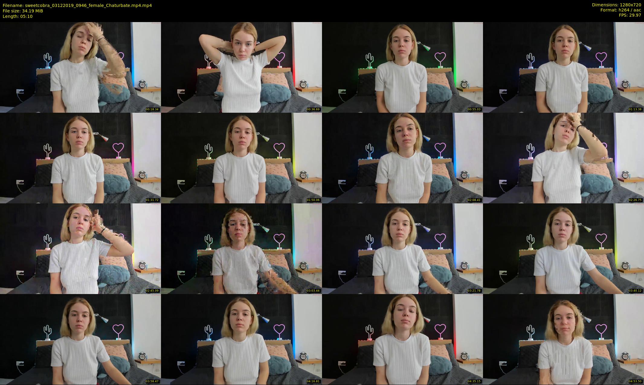 sweetcobra — 6 minute Chaturbate female cam show recording, 720p, Dec 3, 2019