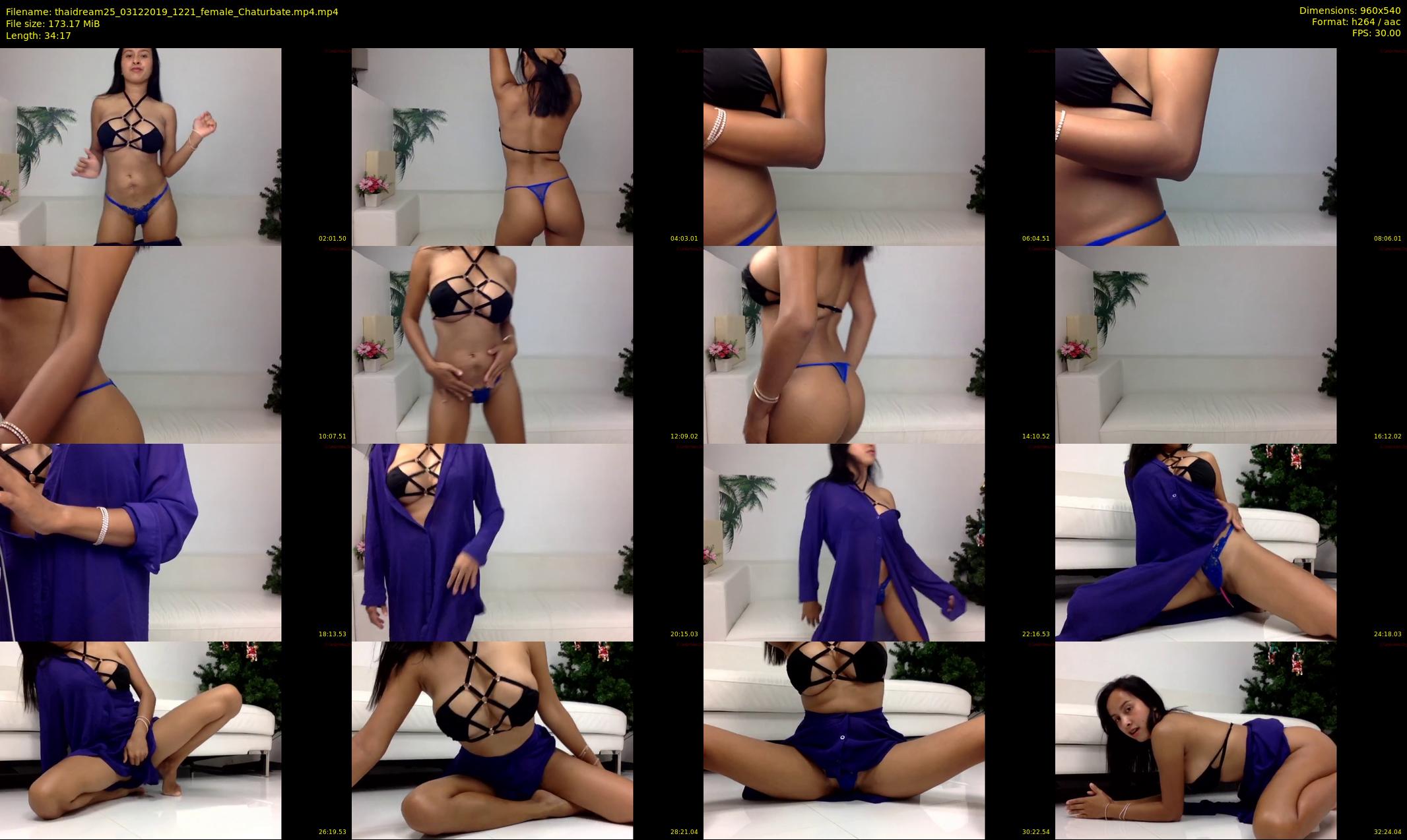 thaidream25 — 35 minute Chaturbate female cam show recording, 480p, Dec 3, 2019