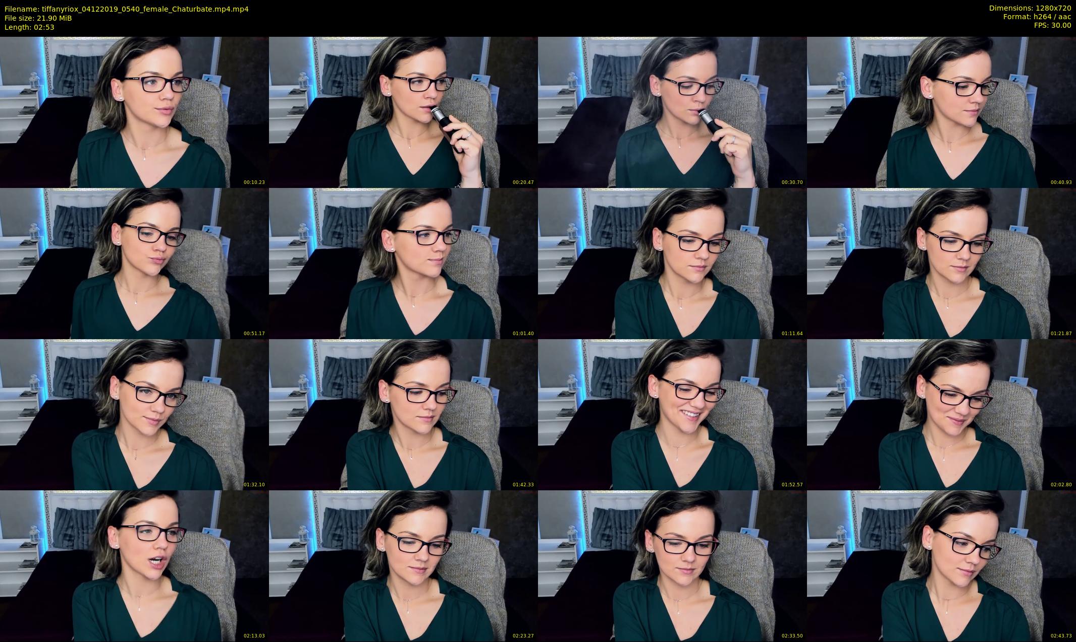 tiffanyriox — 3 minute Chaturbate female cam show recording, 720p, Dec 4, 2019