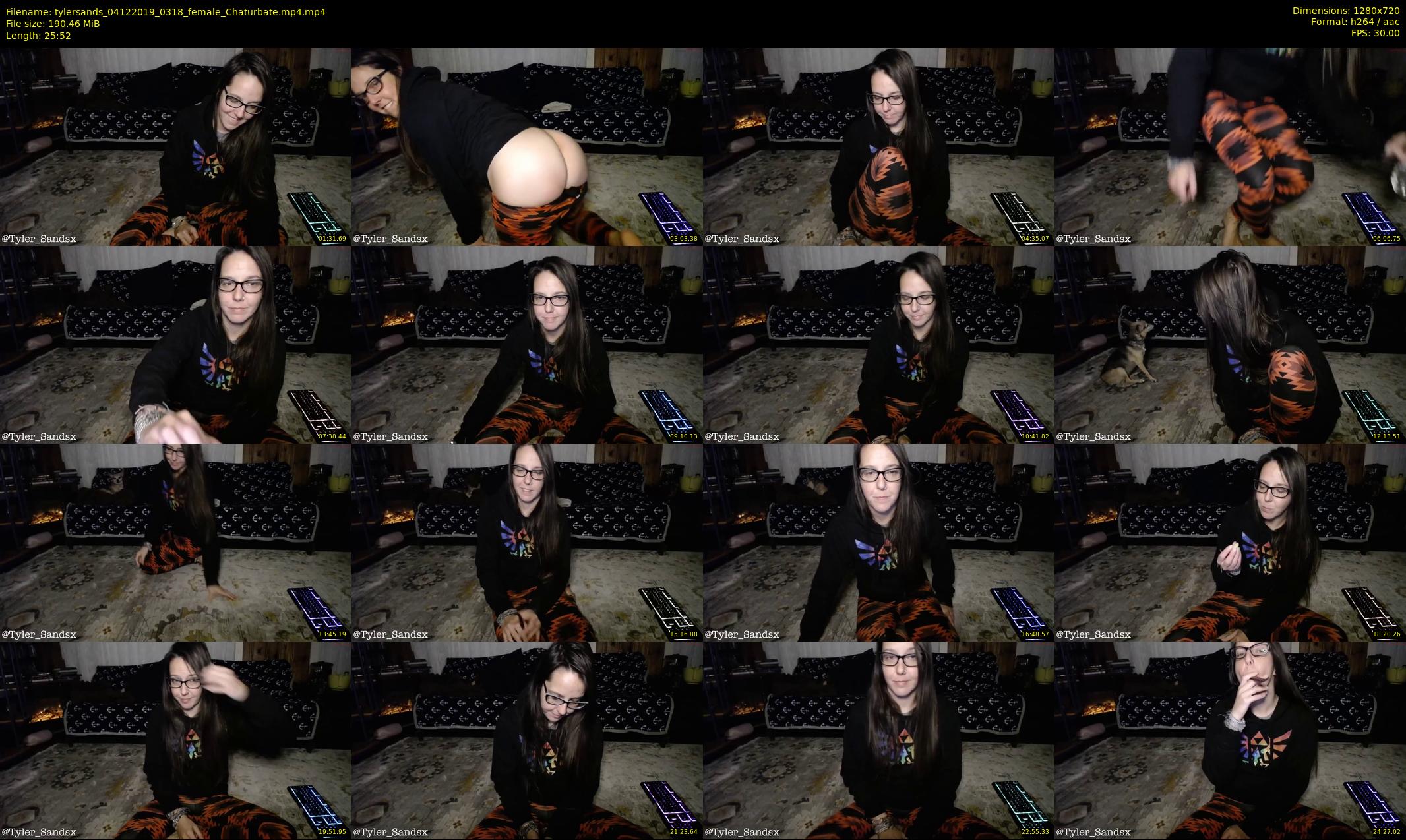 tylersands — 26 minute Chaturbate female cam show recording, 720p, Dec 4, 2019