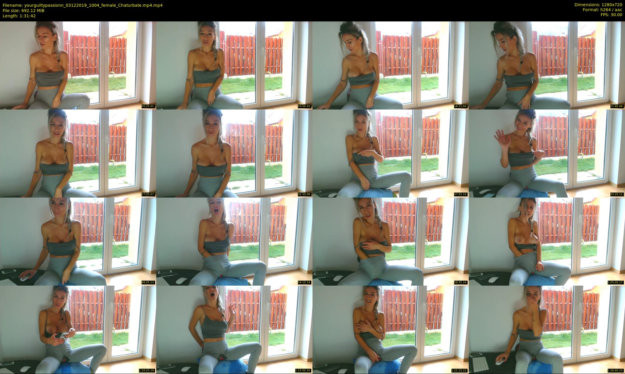 yourguiltypassionn — 92 minute Chaturbate female cam show recording, 720p, Dec 3, 2019