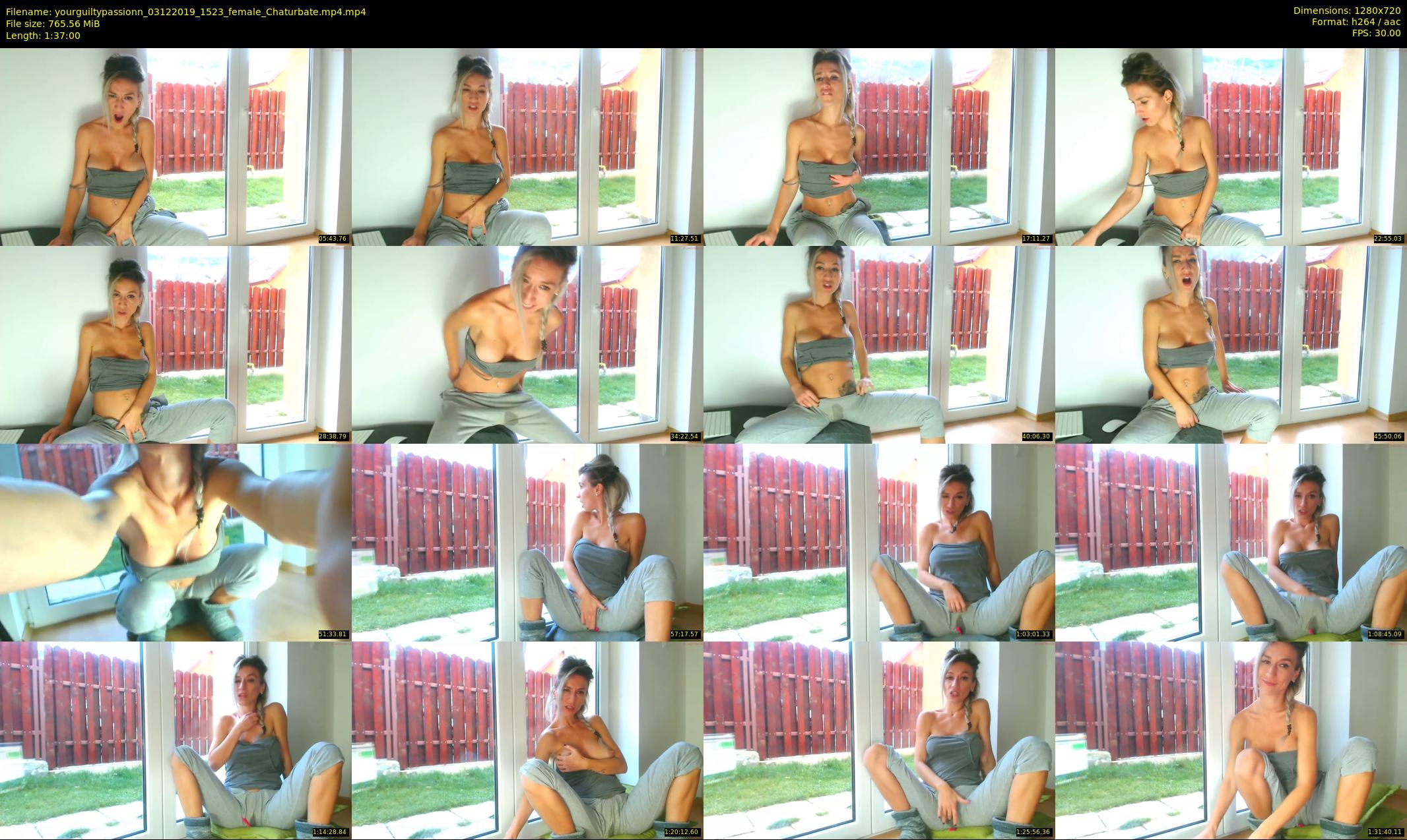 yourguiltypassionn — 97 minute Chaturbate female cam show recording, 720p, Dec 3, 2019