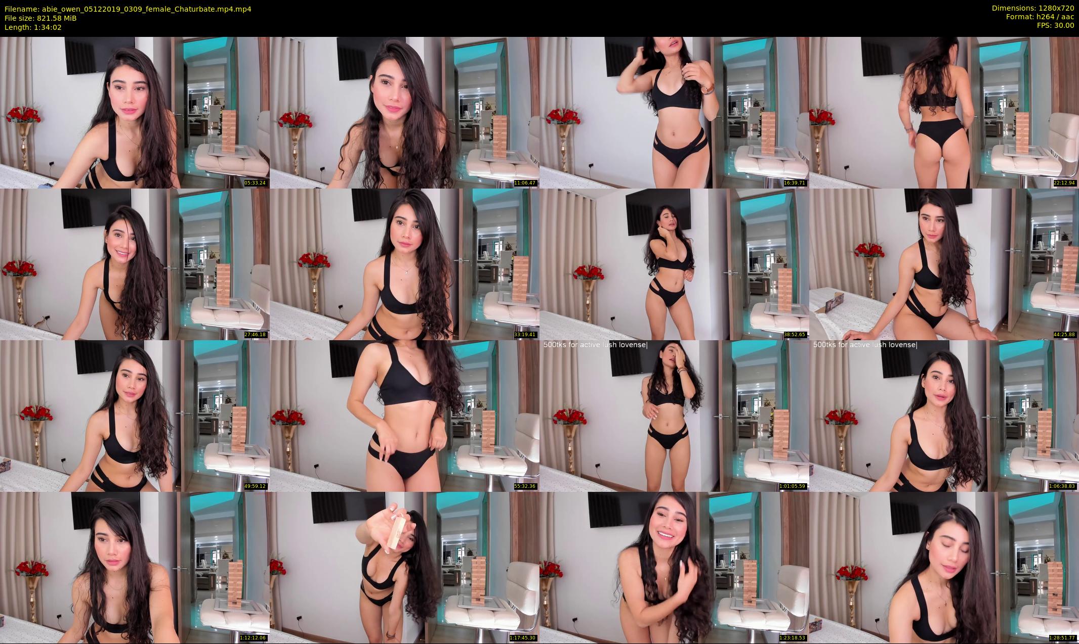 abie_owen — 95 minute Chaturbate female cam show recording, 720p, Dec 5, 2019