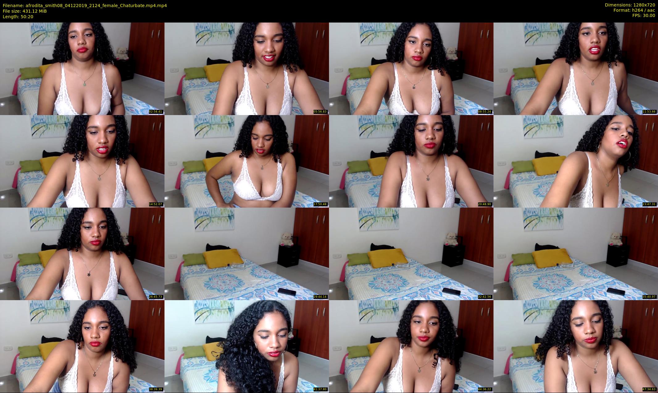 afrodita_smith08 — 51 minute Chaturbate female cam show recording, 720p, Dec 4, 2019